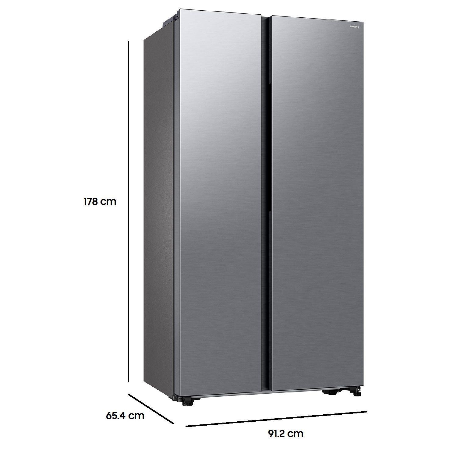 Refrigerador Side by Side 564L Gris-2