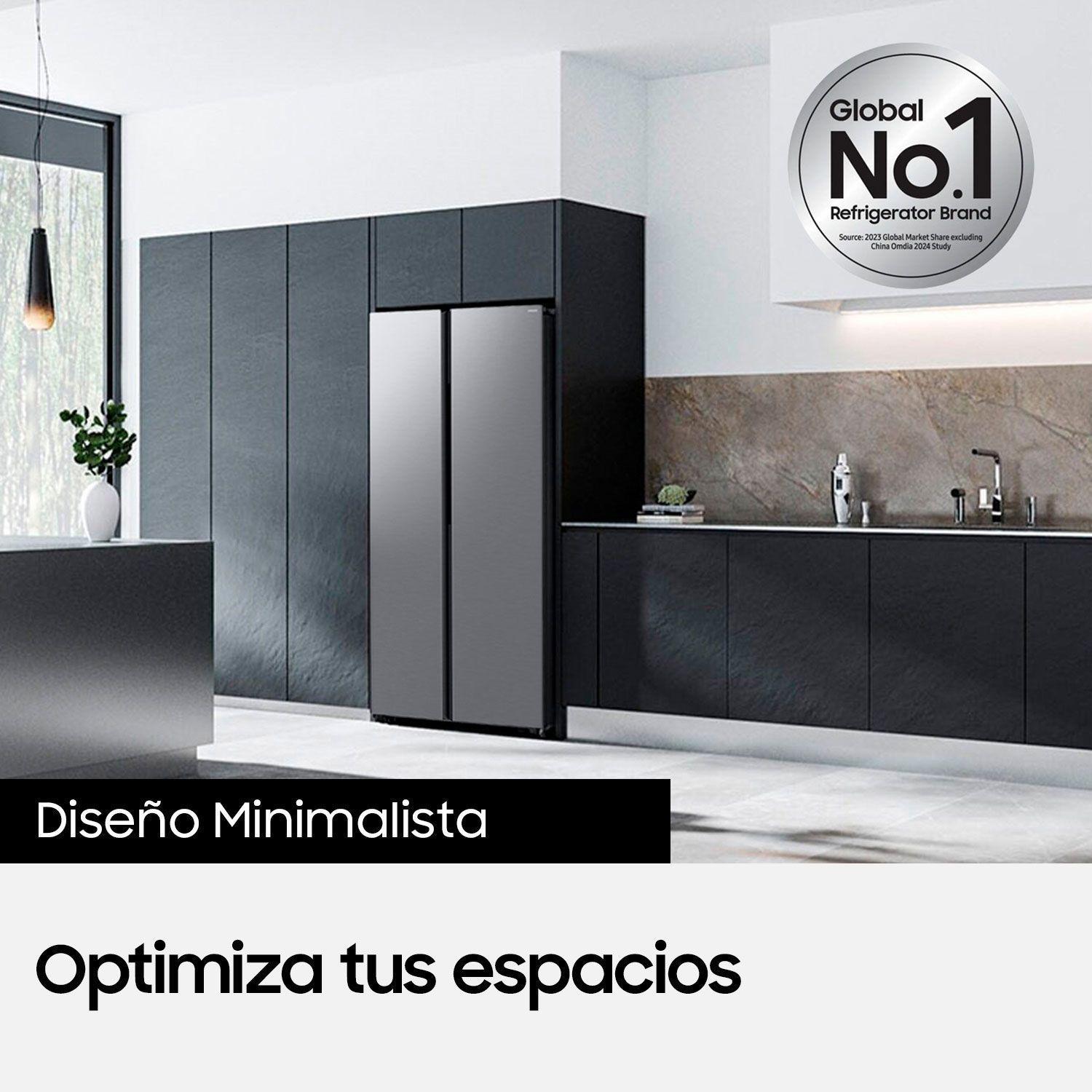Refrigerador Side by Side 564L Gris-4