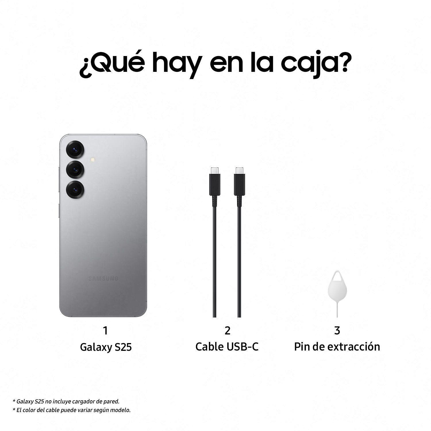 Samsung Galaxy S25 256G Plata-5