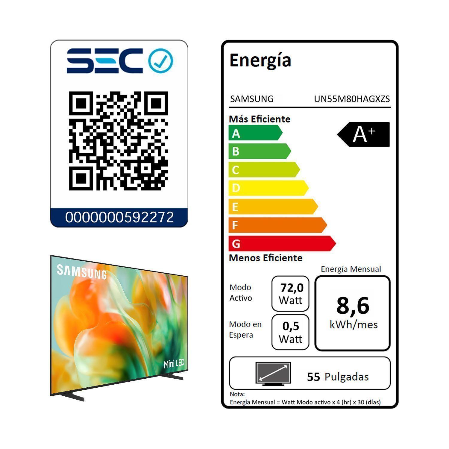 55" Mini LED M80H 4K Samsung Vision AI Smart TV (2026)-7