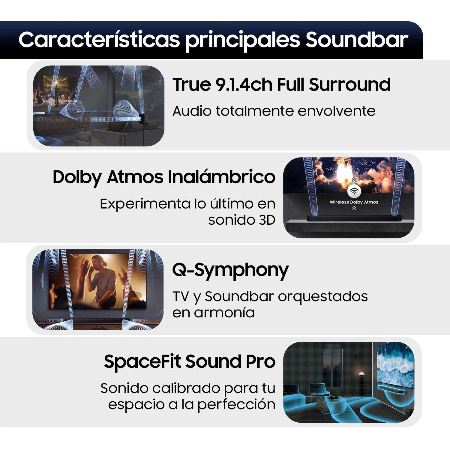 Q-Series Soundbar HW-Q930F 9.1.4 Subwoofer & Rear Speaker (2025)-3