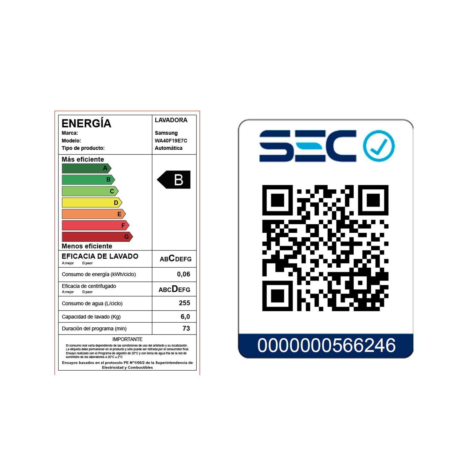 Lavadora carga superior 19Kg Eco Bubble™ Grafito 2026	-6