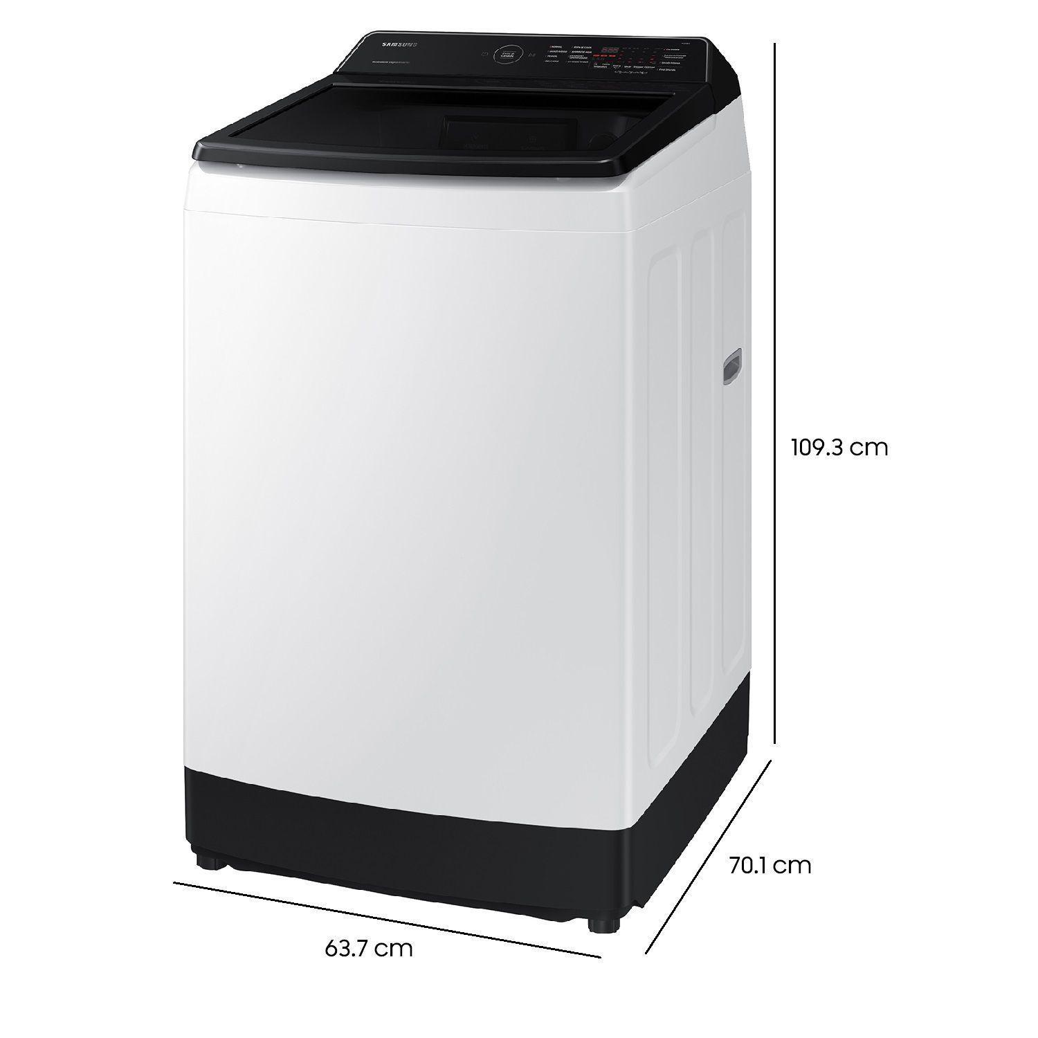 Lavadora de carga superior 19Kg con Eco Bubble™ Blanca-2