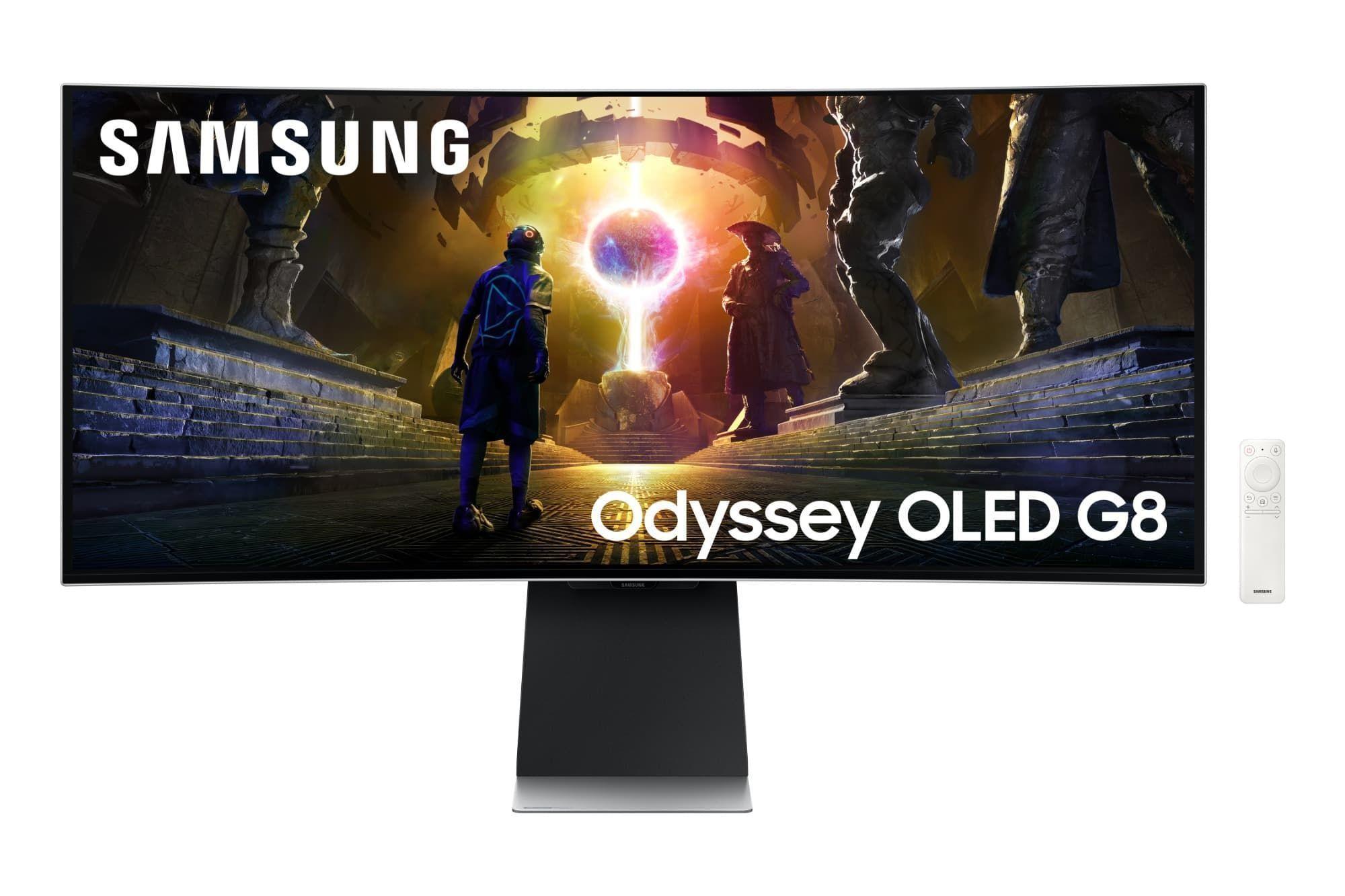 34" G85SD Odyssey OLED G8 WQHD 175Hz Monitor Gamer Curvo-3