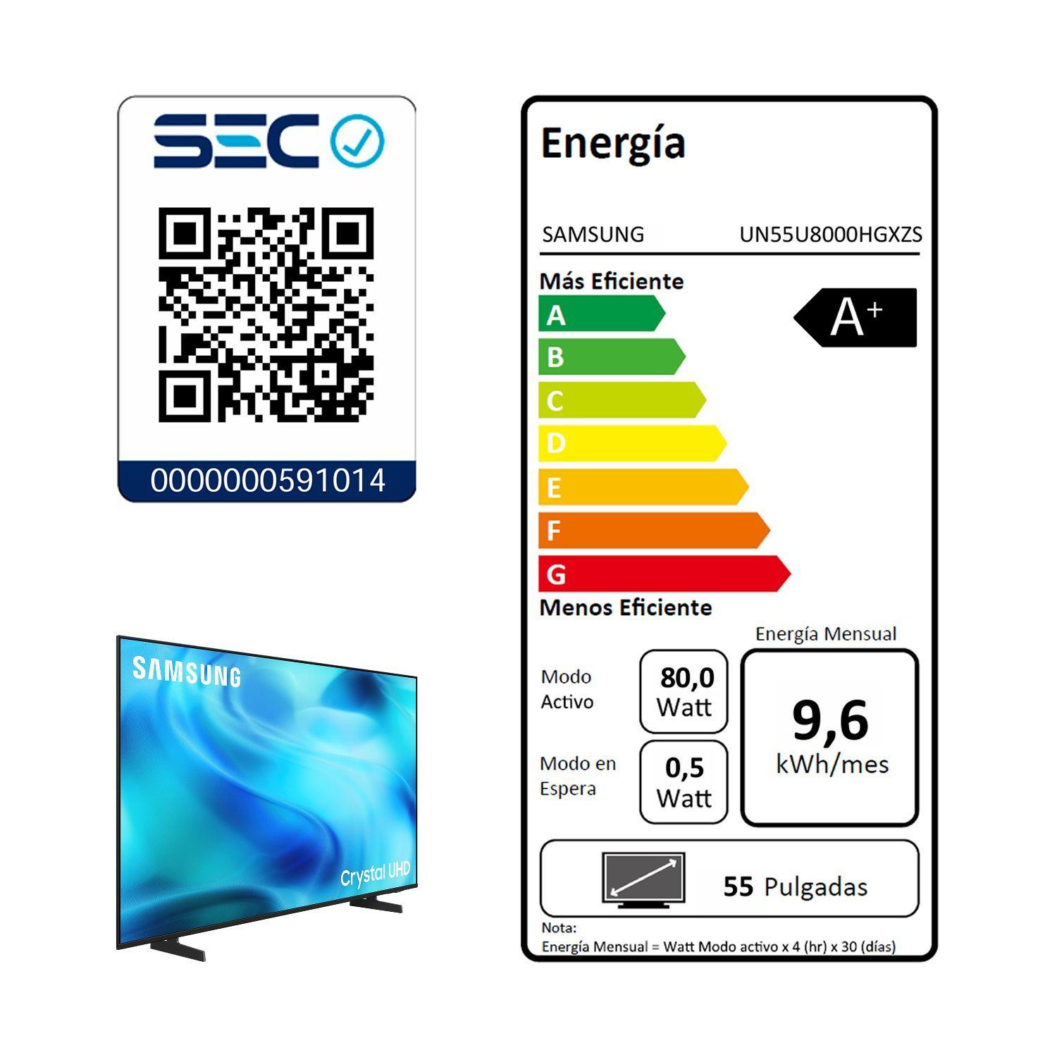 55" Crystal UHD U8000H 4K Smart TV (2026)-7