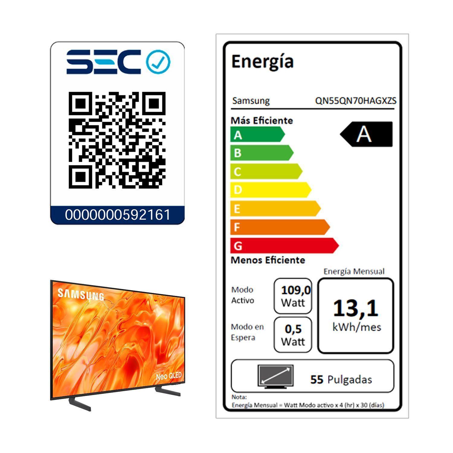 55" Neo QLED QN70H 4K Vision AI Smart TV (2026)-9