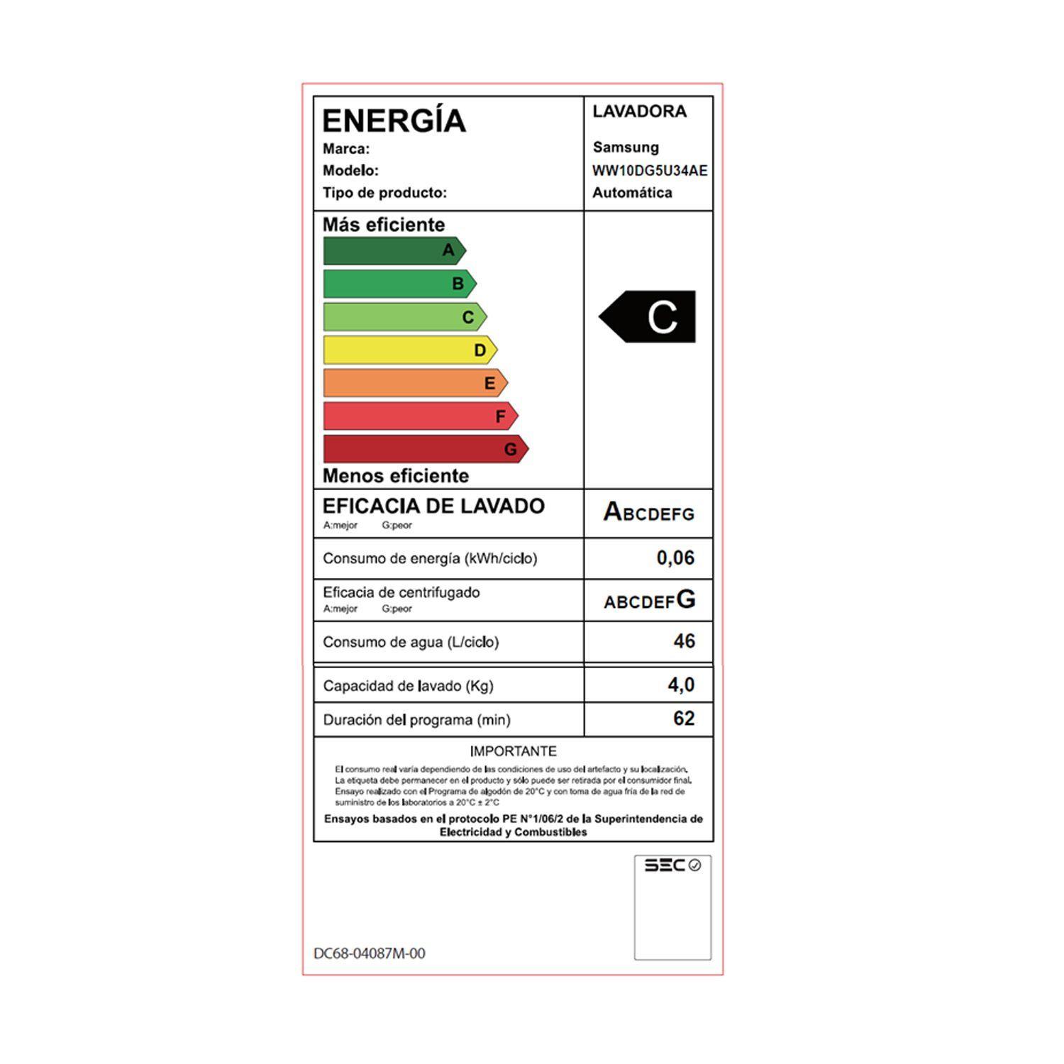 Lavadora frontal 10.5kg con AI energy mode-6