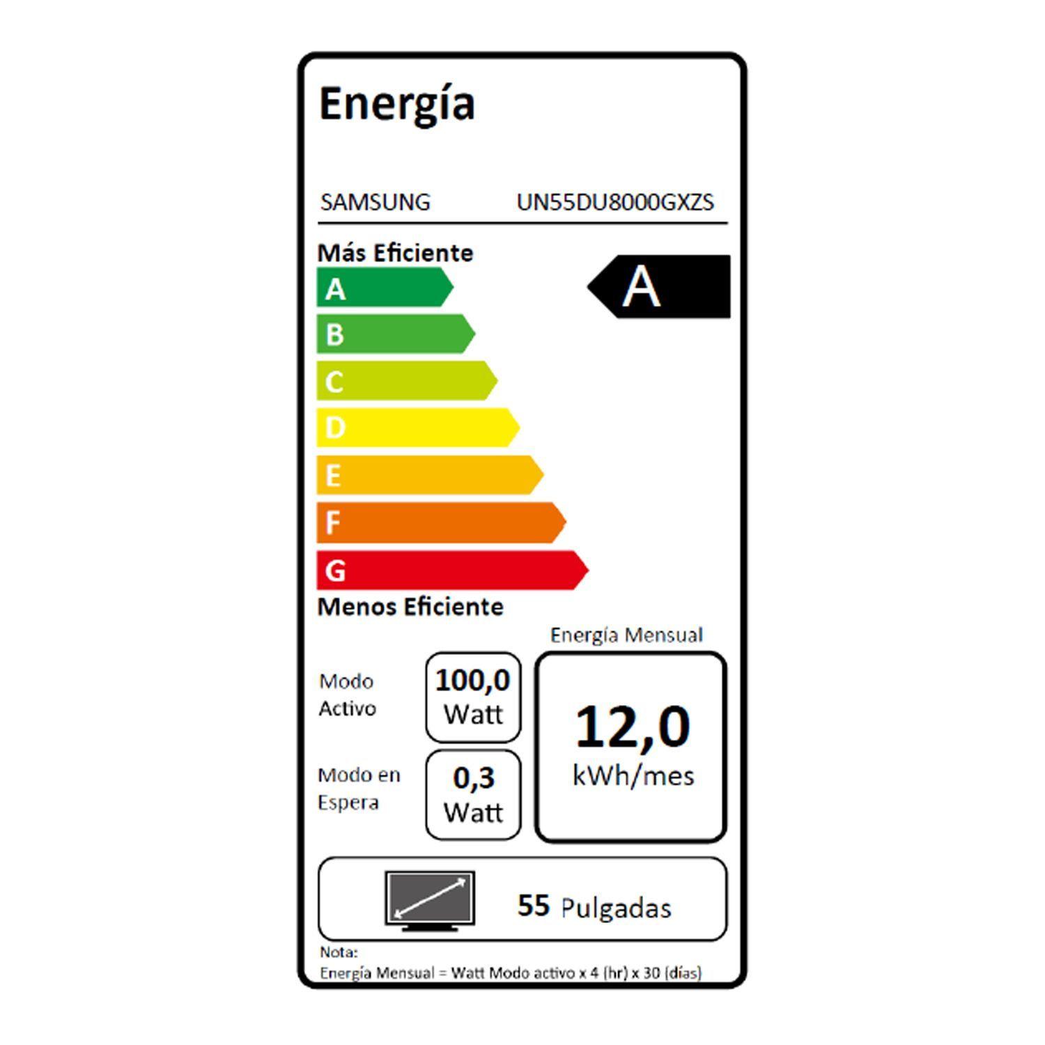LED Samsung 55" DU8000 4K Crystal UHD Smart TV 2024-6