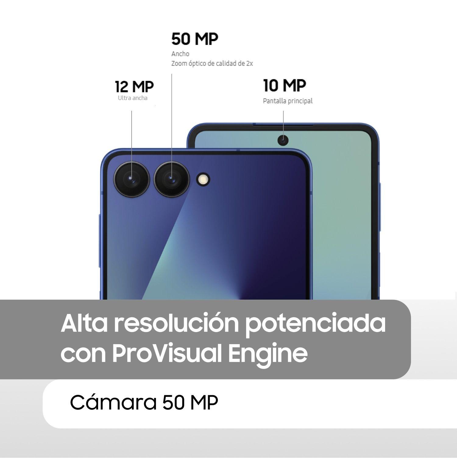 Galaxy Z Flip7 256GB Azul + Carcasa transparente Galaxy Z Flip7 con anillo-5