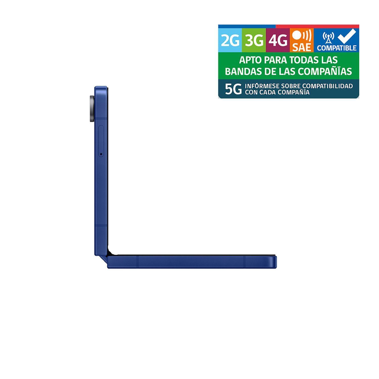 Galaxy Z Flip7 256GB Azul + Carcasa transparente Galaxy Z Flip7 con anillo-3