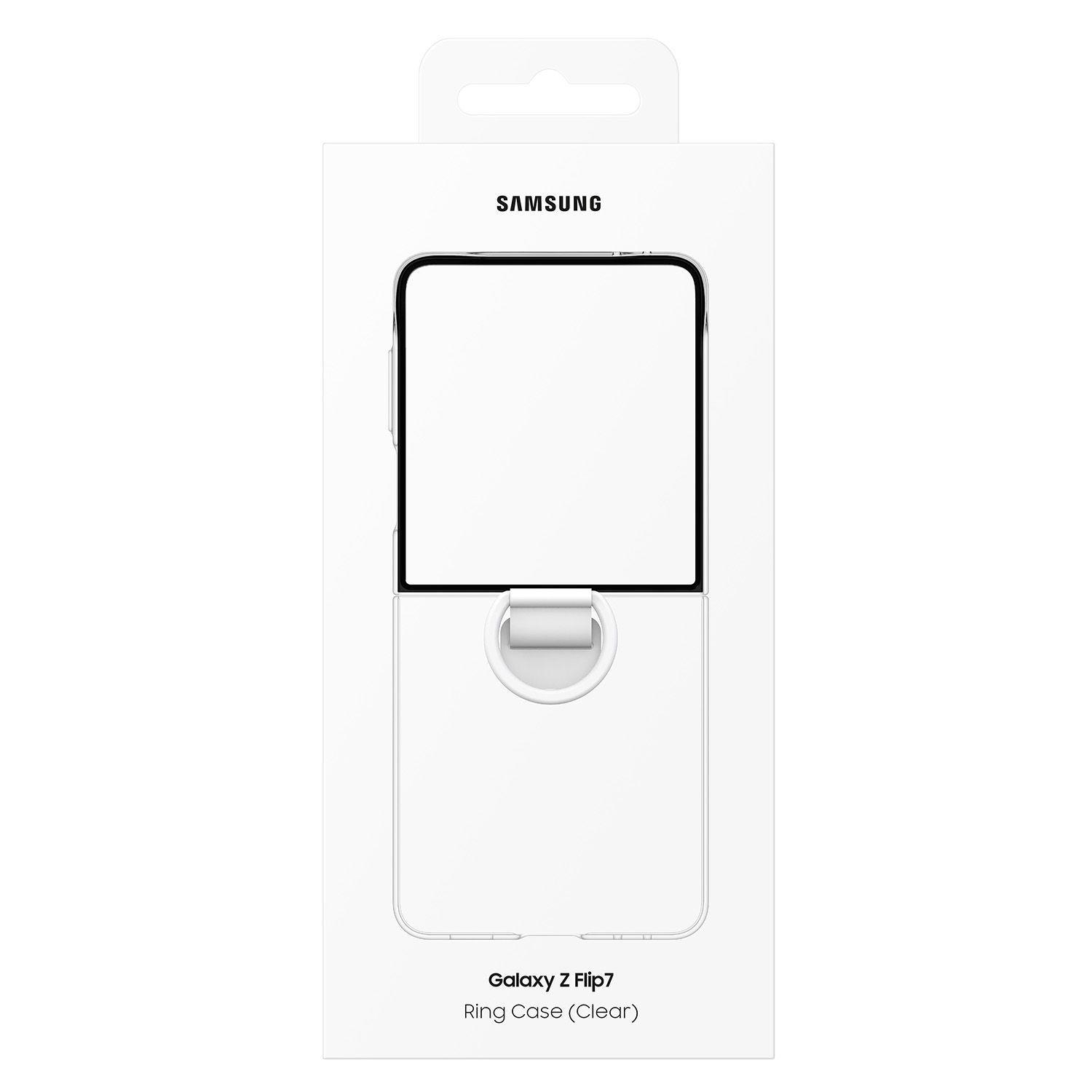 Galaxy Z Flip7 256GB Azul + Carcasa transparente Galaxy Z Flip7 con anillo-7