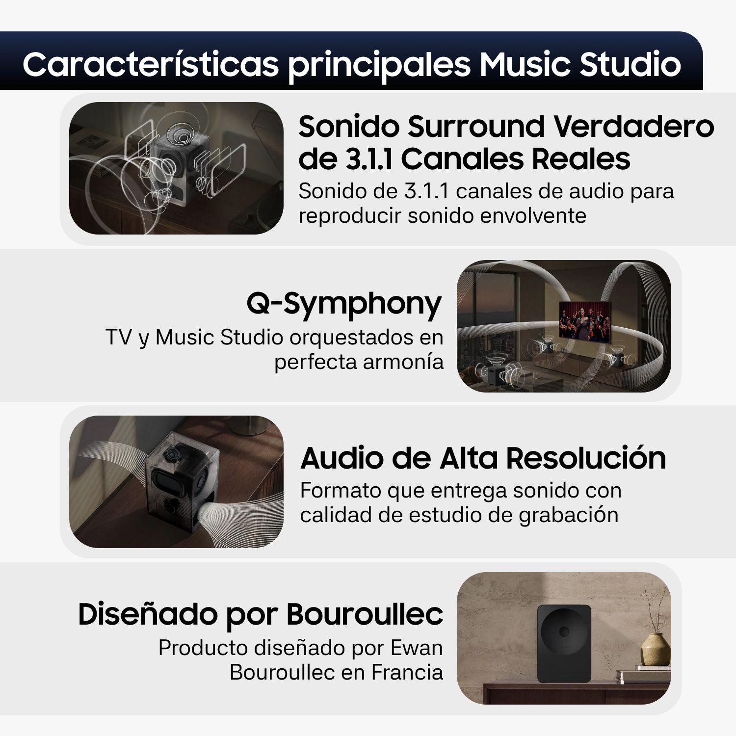 Music Studio 7 LS70H Parlante inalámbrico Wi Fi Bluetooth 2026-3