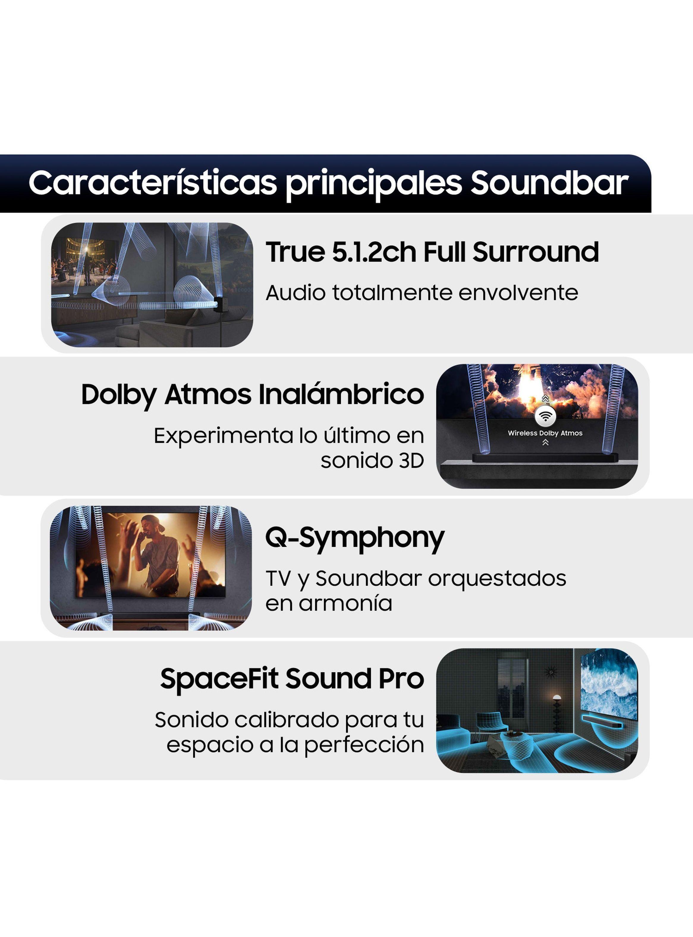 Q-Series Soundbar HW-Q800F 5.1.2 Subwoofer (2025)-3