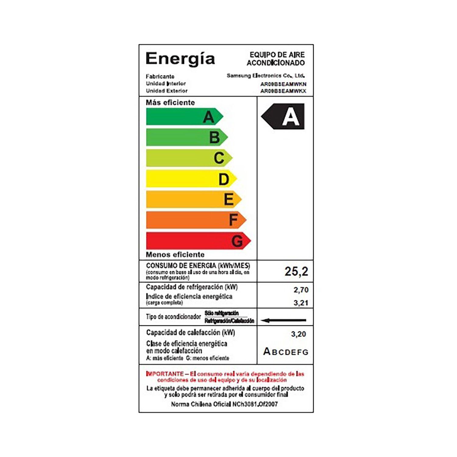 Aire acondicionado Split Wind-Free, Inverter, Wi-Fi, Frío & Calor-6