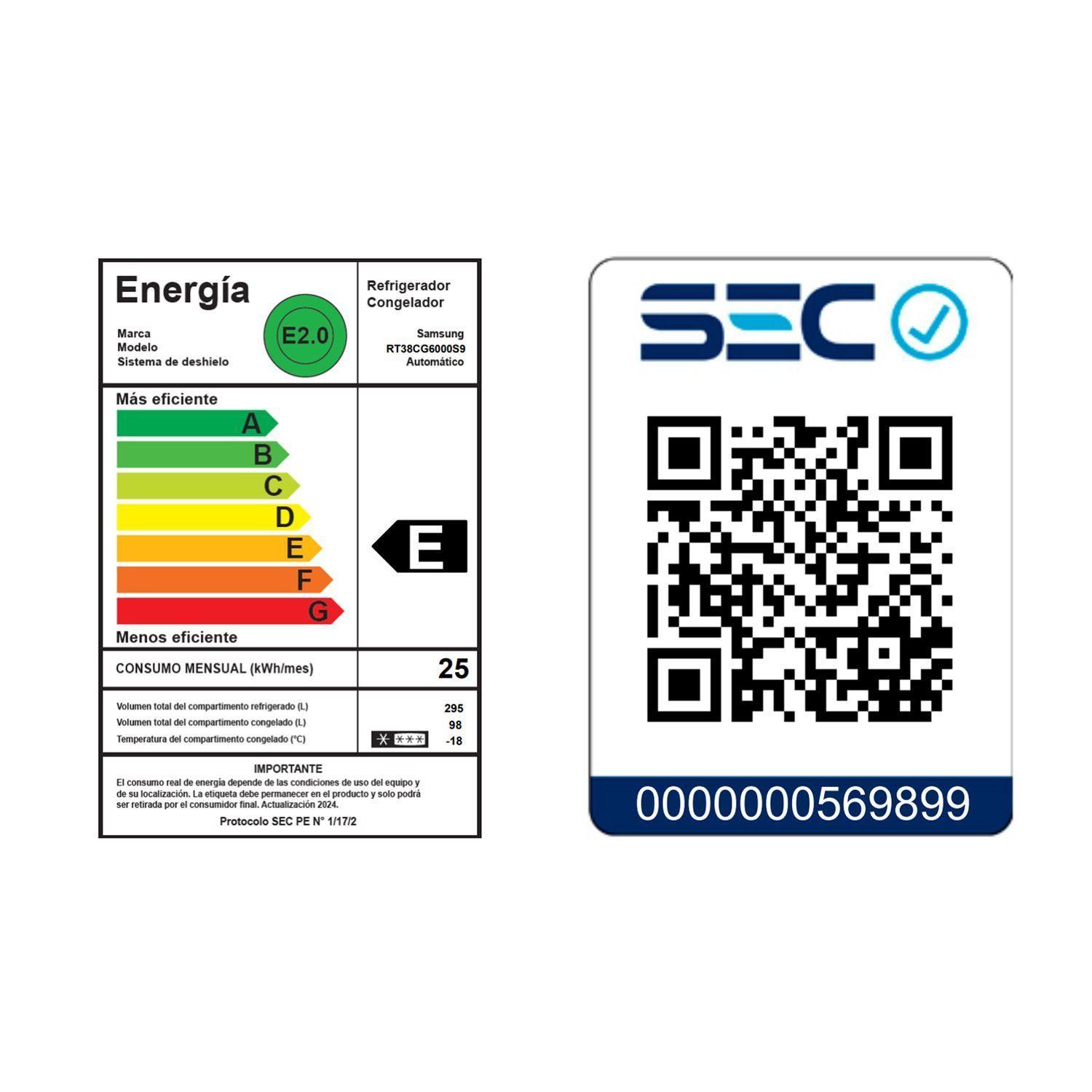 Refrigerador Top Mount Freezer 391 L Space Max-7