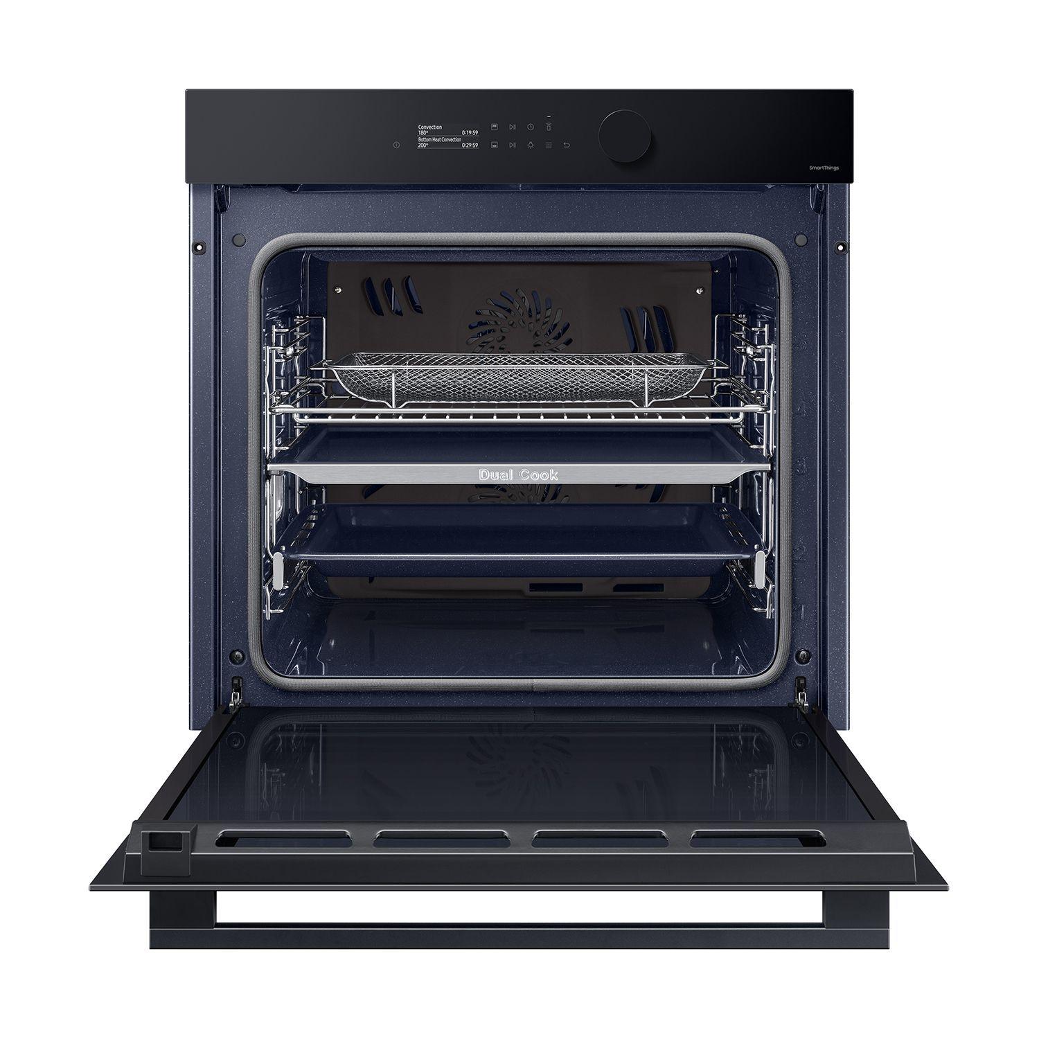 Horno Eléctrico Built In BESPOKE Dual Cook y Air Fry con conexión Wi-Fi 76L color negro-1