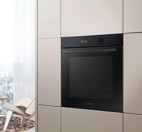 Horno Eléctrico Built In BESPOKE Dual Cook y Air Fry con conexión Wi-Fi 76L color negro-3
