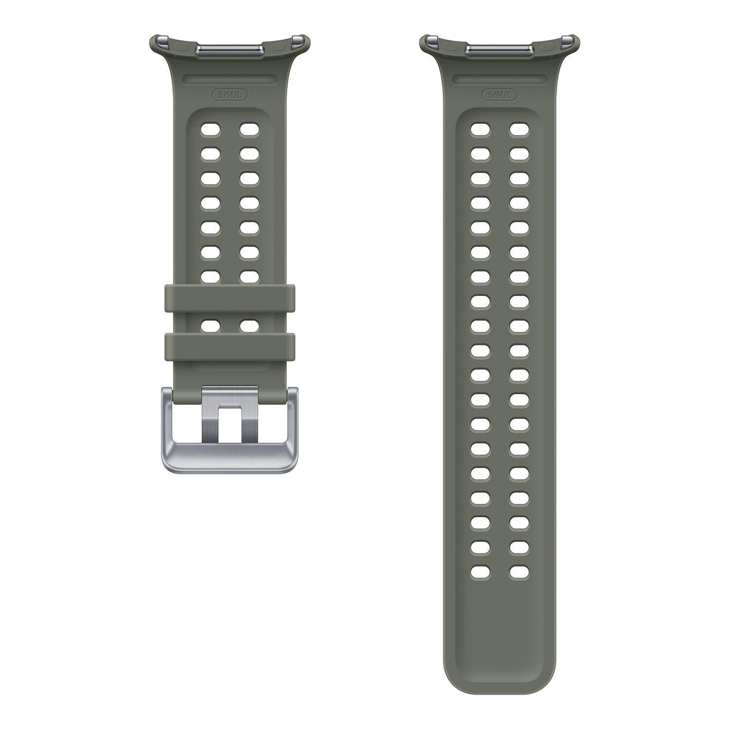 Marine Band (S/M/L) Olive para Galaxy Watch Ultra2-2