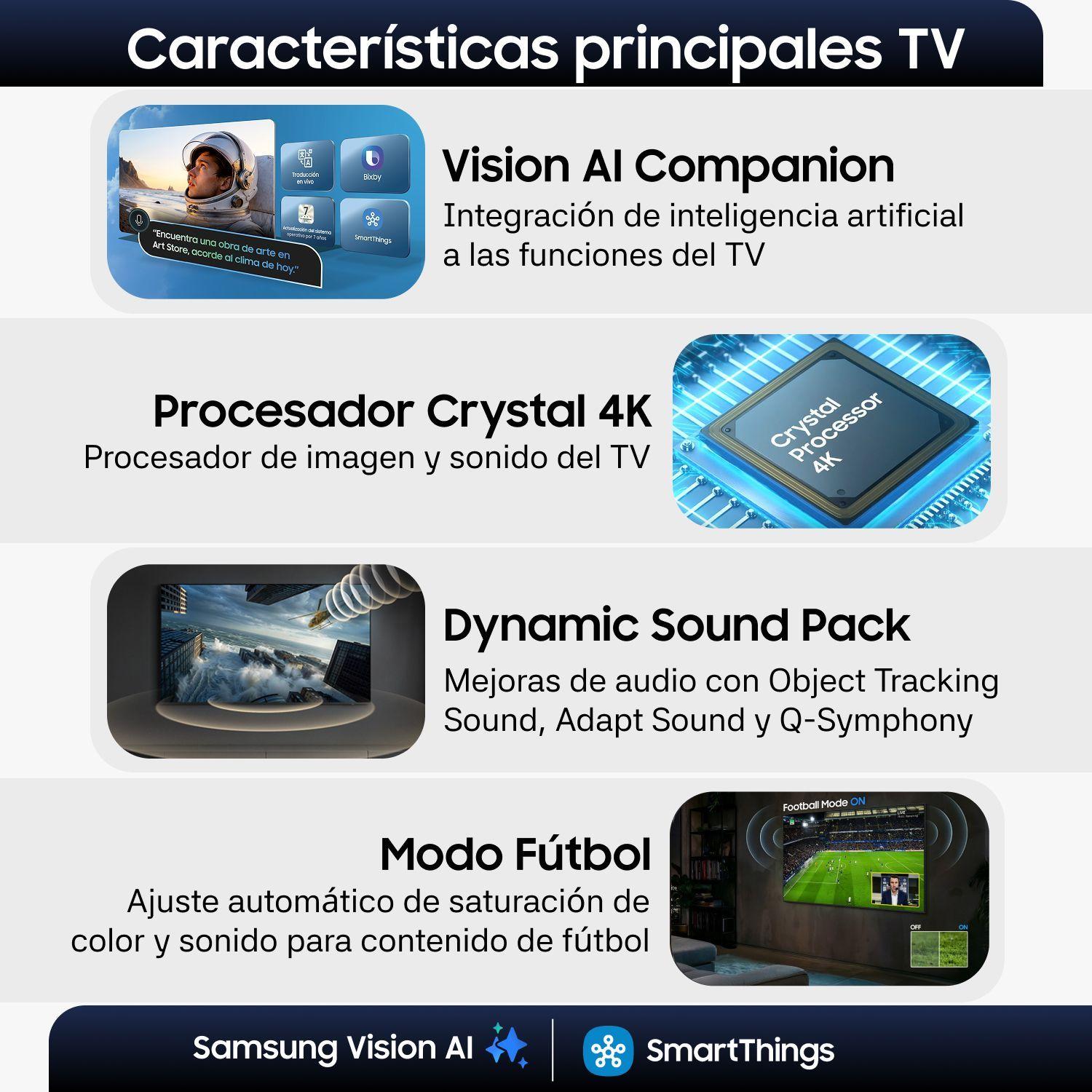 65" Crystal UHD U8000H 4K Samsung Vision AI Smart TV (2026)-2