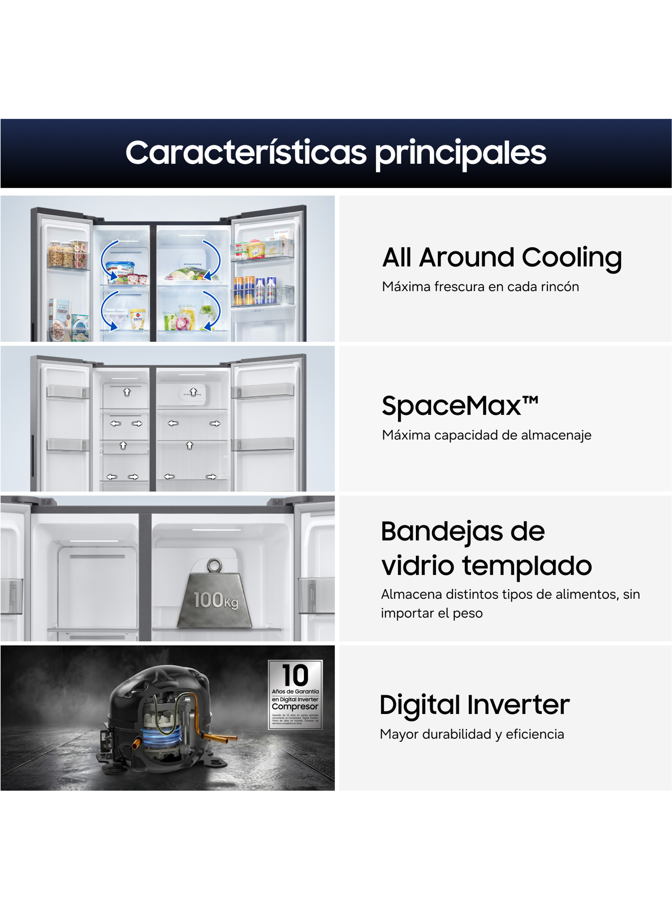 Refrigerador Side By Side 529 Litros con SpaceMax-4