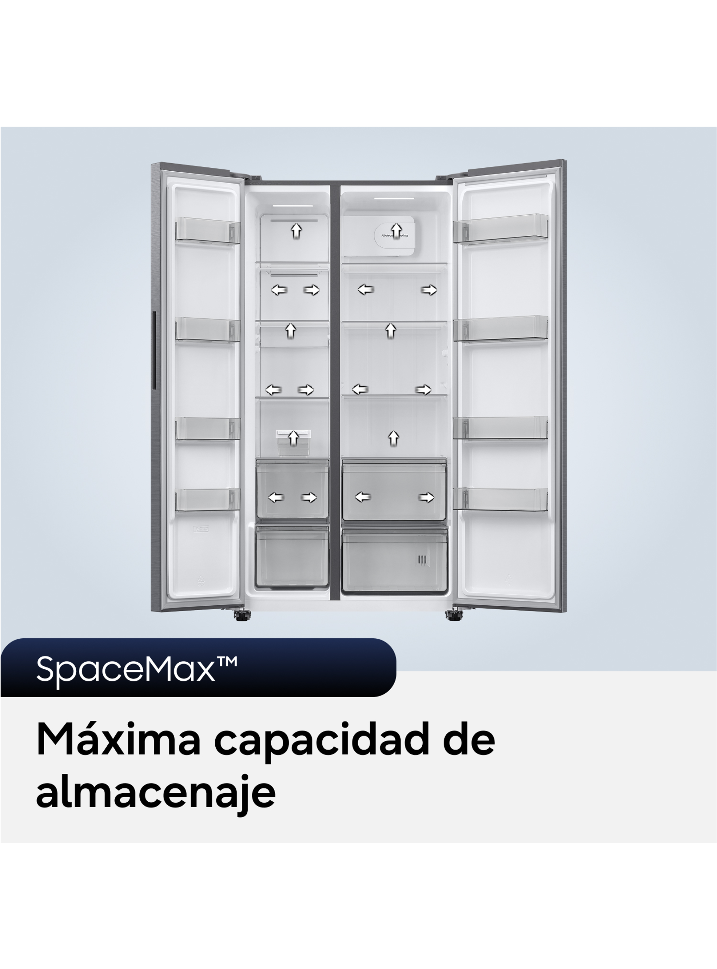Refrigerador Side By Side 529 Litros con SpaceMax-7