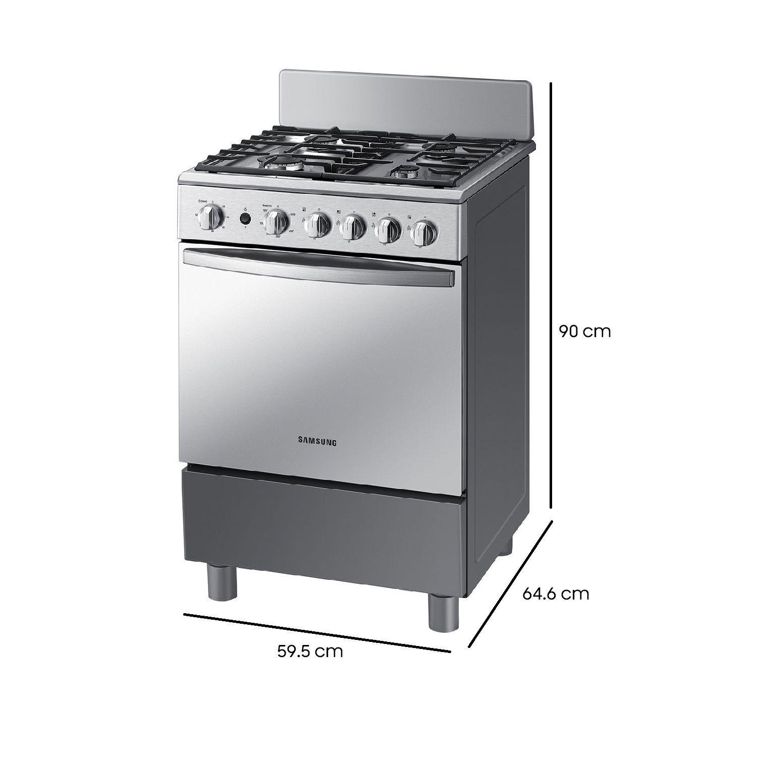 Cocina a Gas 4 Quemadores Silver-2