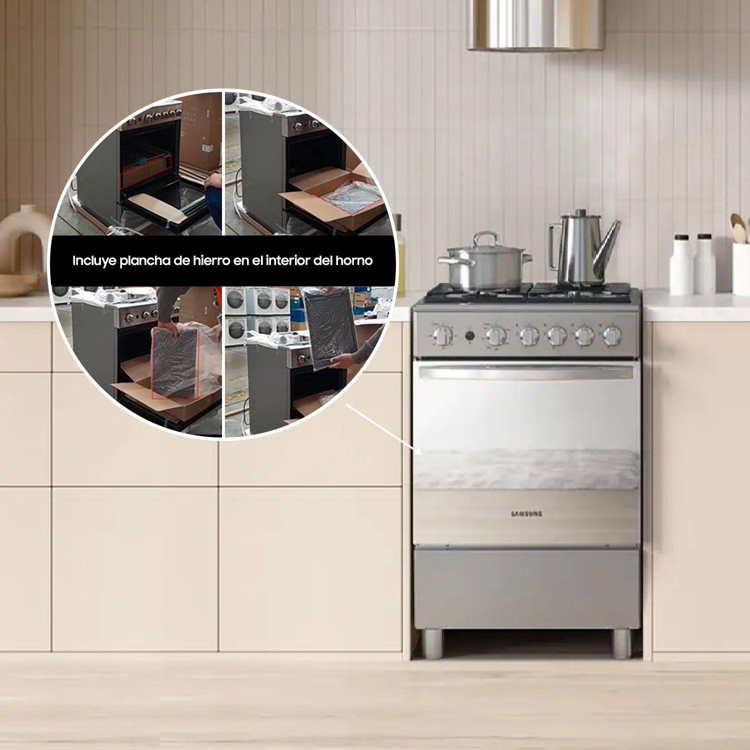 Cocina a Gas 4 Quemadores Silver-4