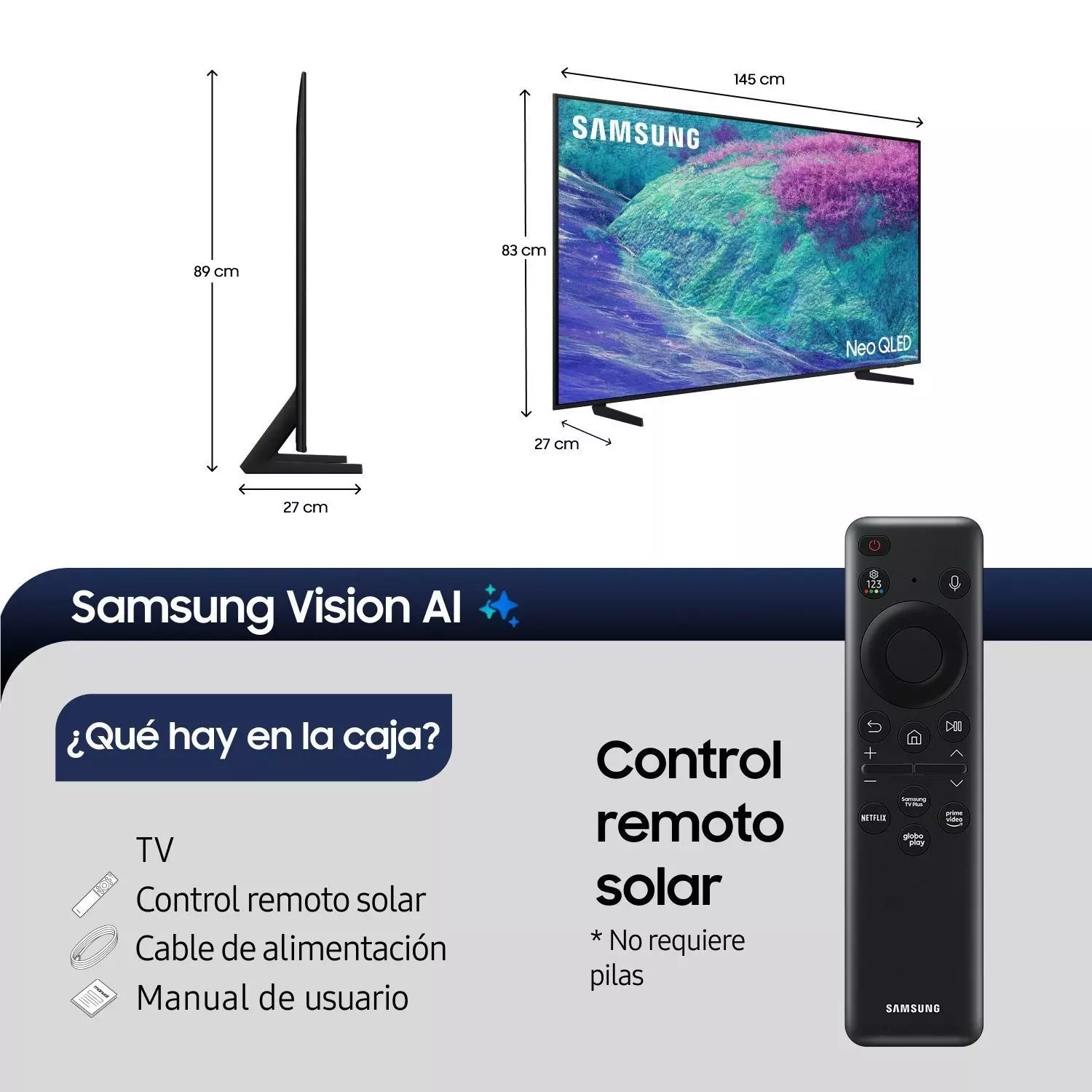 65" Neo QLED 4K QN1EF Vision AI Smart TV (2025)-1