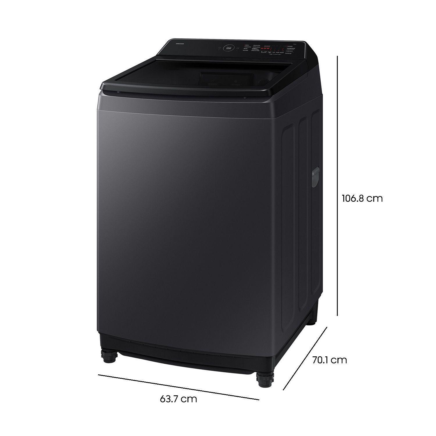 Lavadora carga superior 17Kg Eco Bubble™ Grafito 2026-2