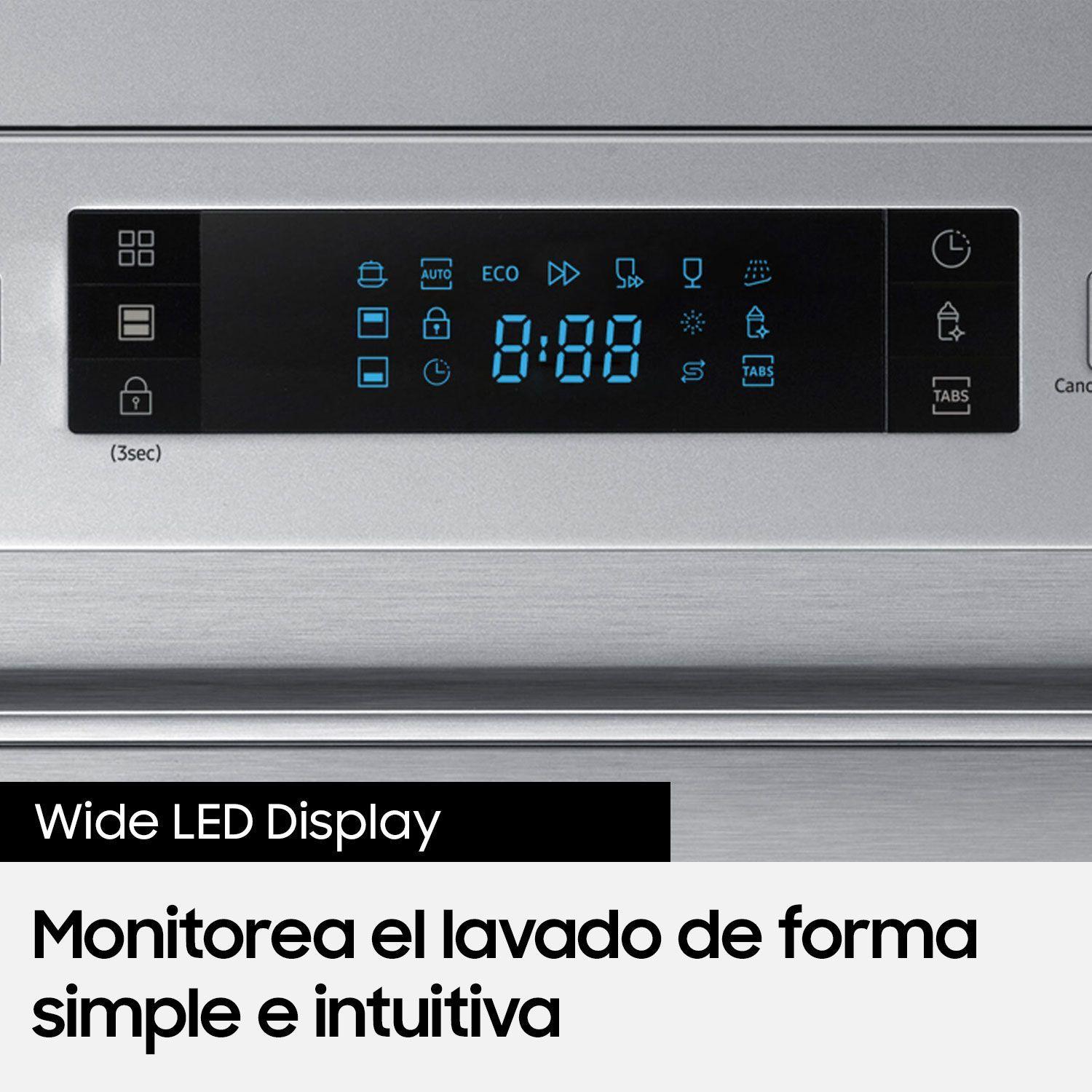 Lavavajillas 14 cubiertos Silver con Flexible 3rd Rack-4