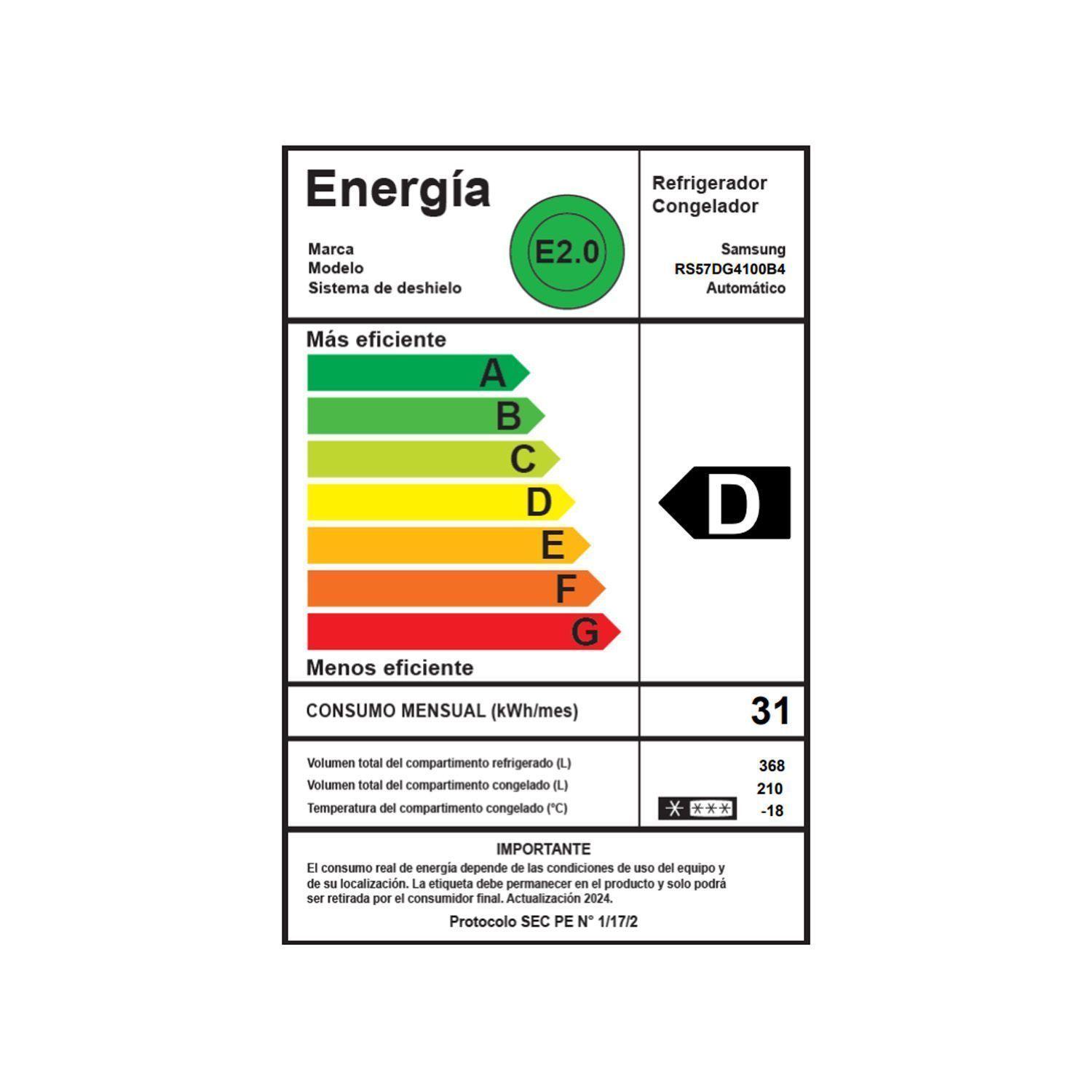 Refrigerador Side by Side con dispensador 560L Negro-6
