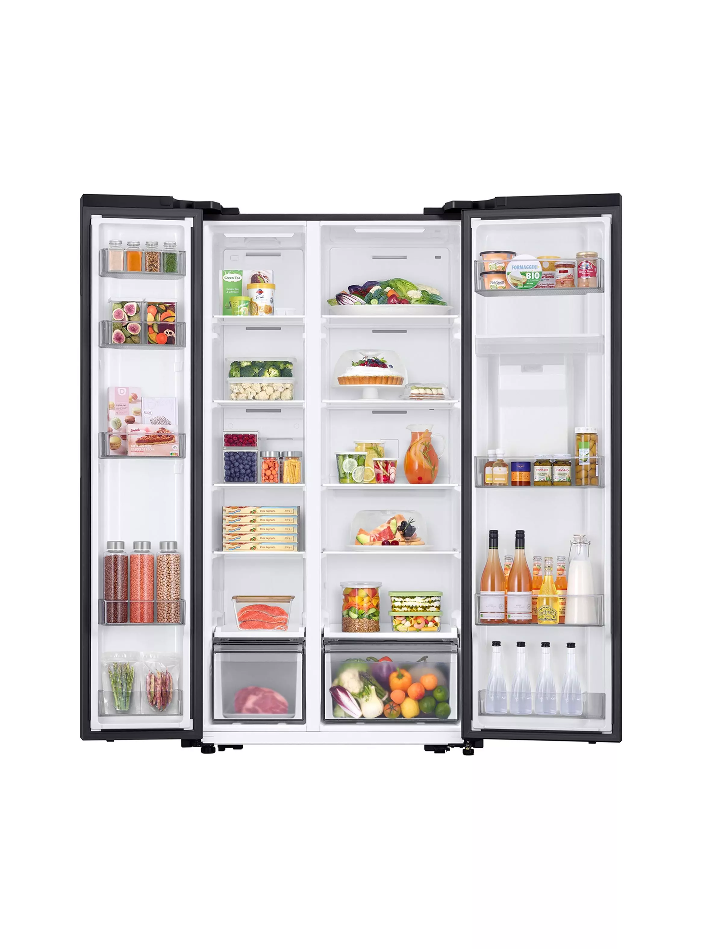 Refrigerador Side by Side con dispensador 578 L Negro-1