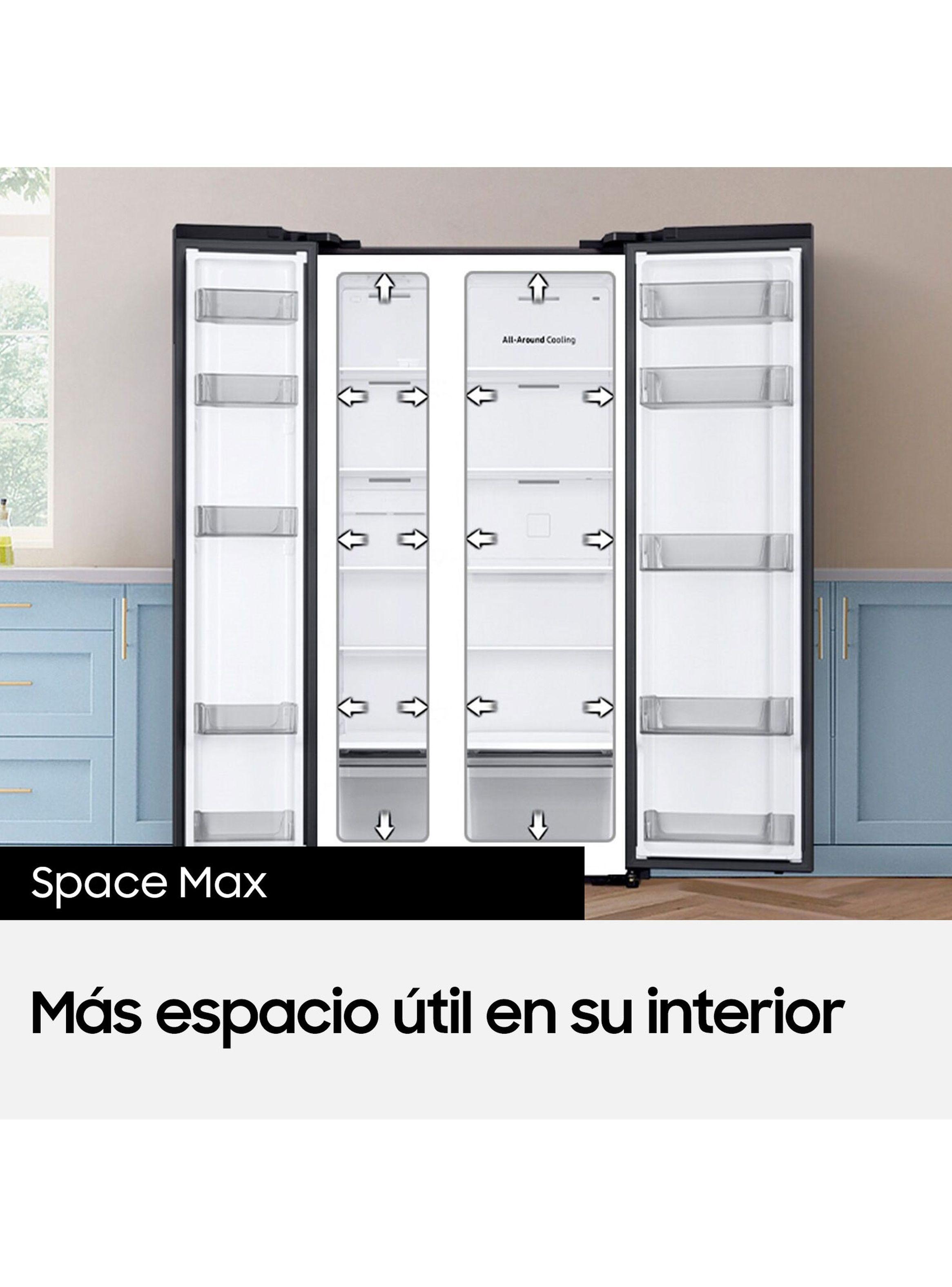 Refrigerador Side by Side con dispensador 578 L Negro-4