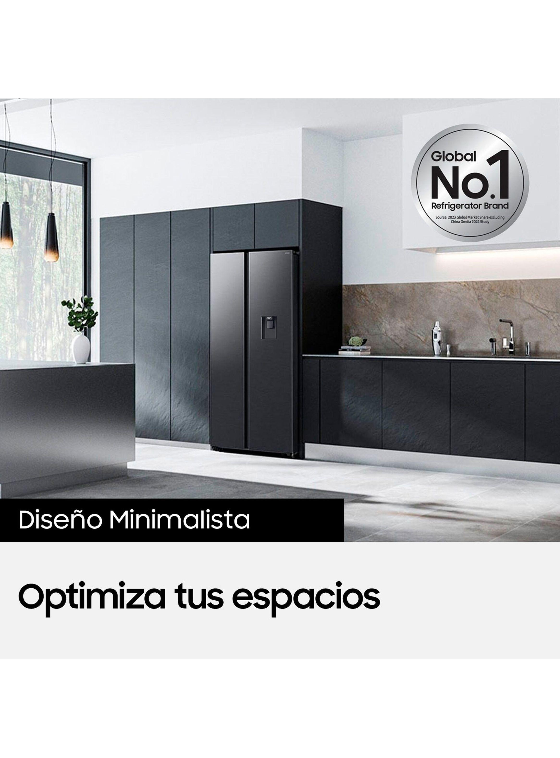 Refrigerador Side by Side con dispensador 578 L Negro-5