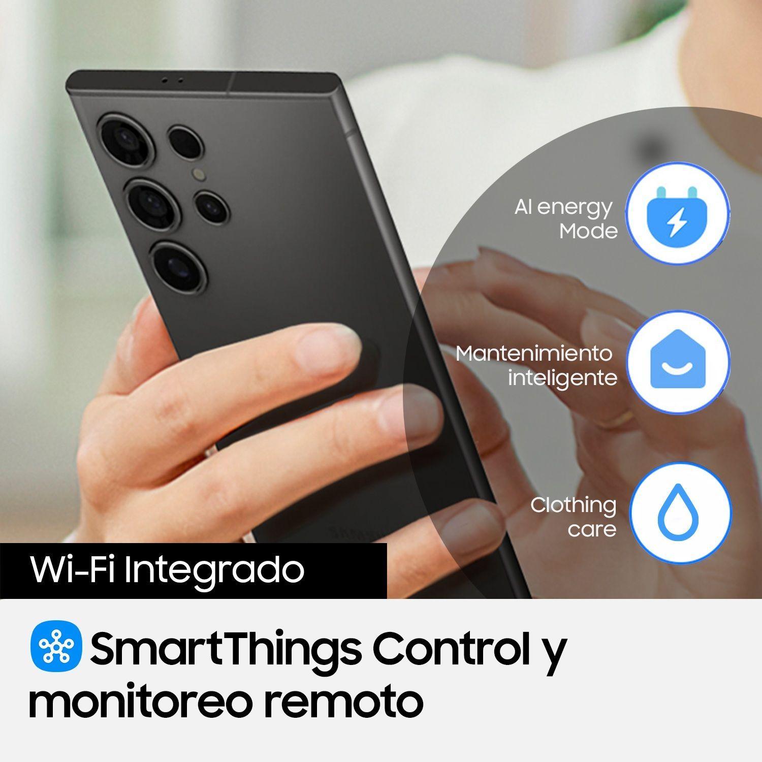 Lavadora Secadora 12Kg/8Kg Negra WiFi con AI Ecobubble (2025)-6