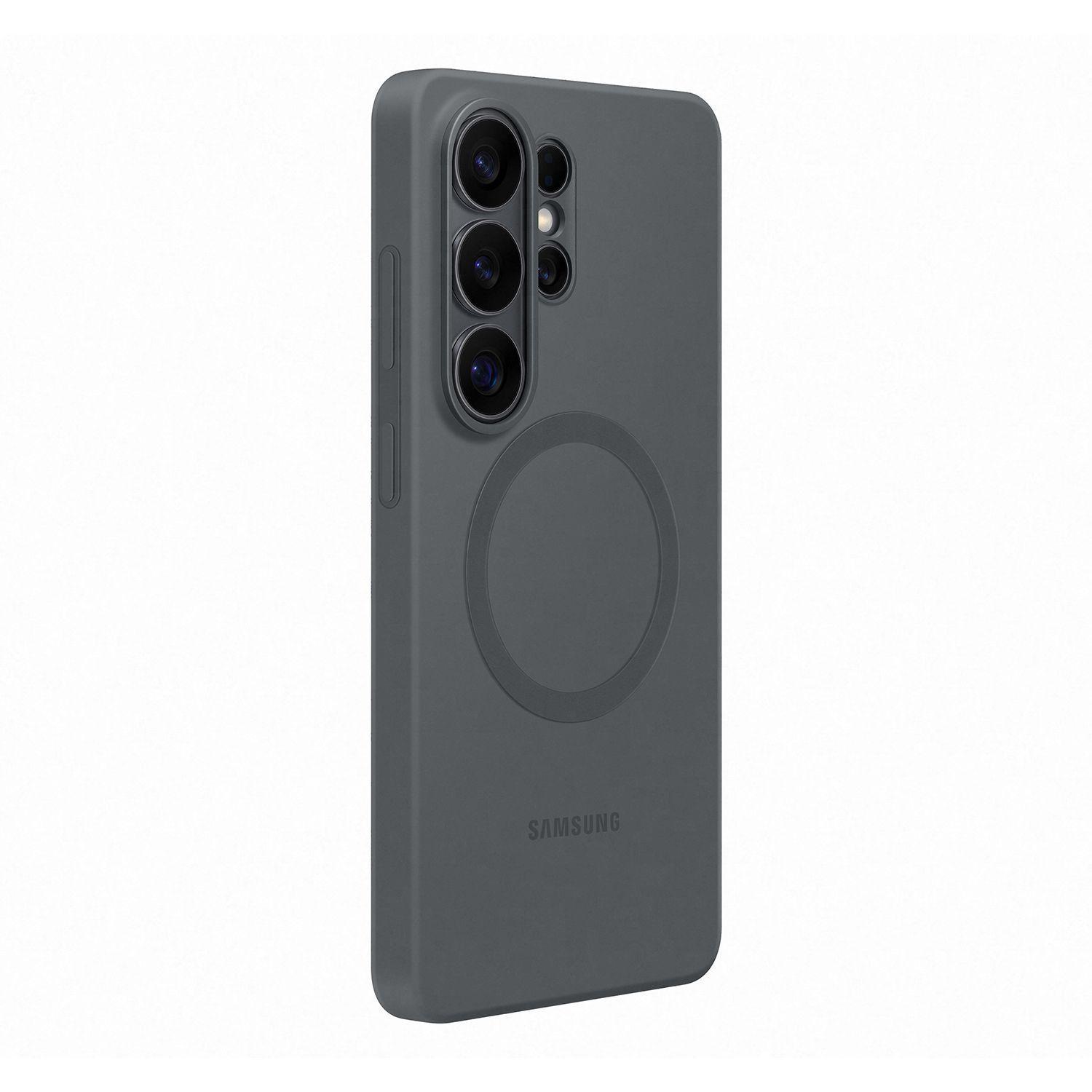 Carcasa magnética de silicona Negra Galaxy S26 Ultra -2