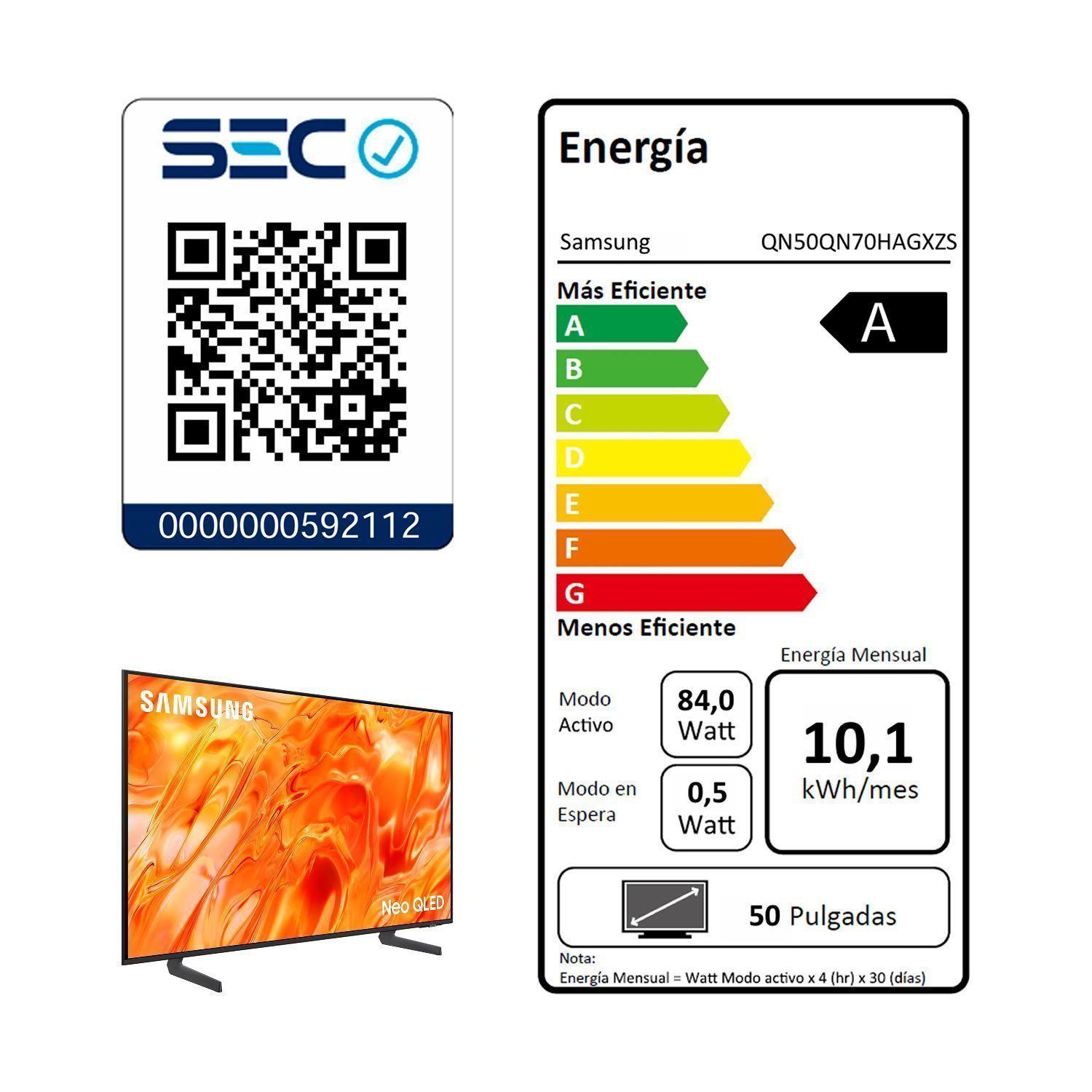 50" Neo QLED QN70H 4K Vision AI Smart TV (2026)-7