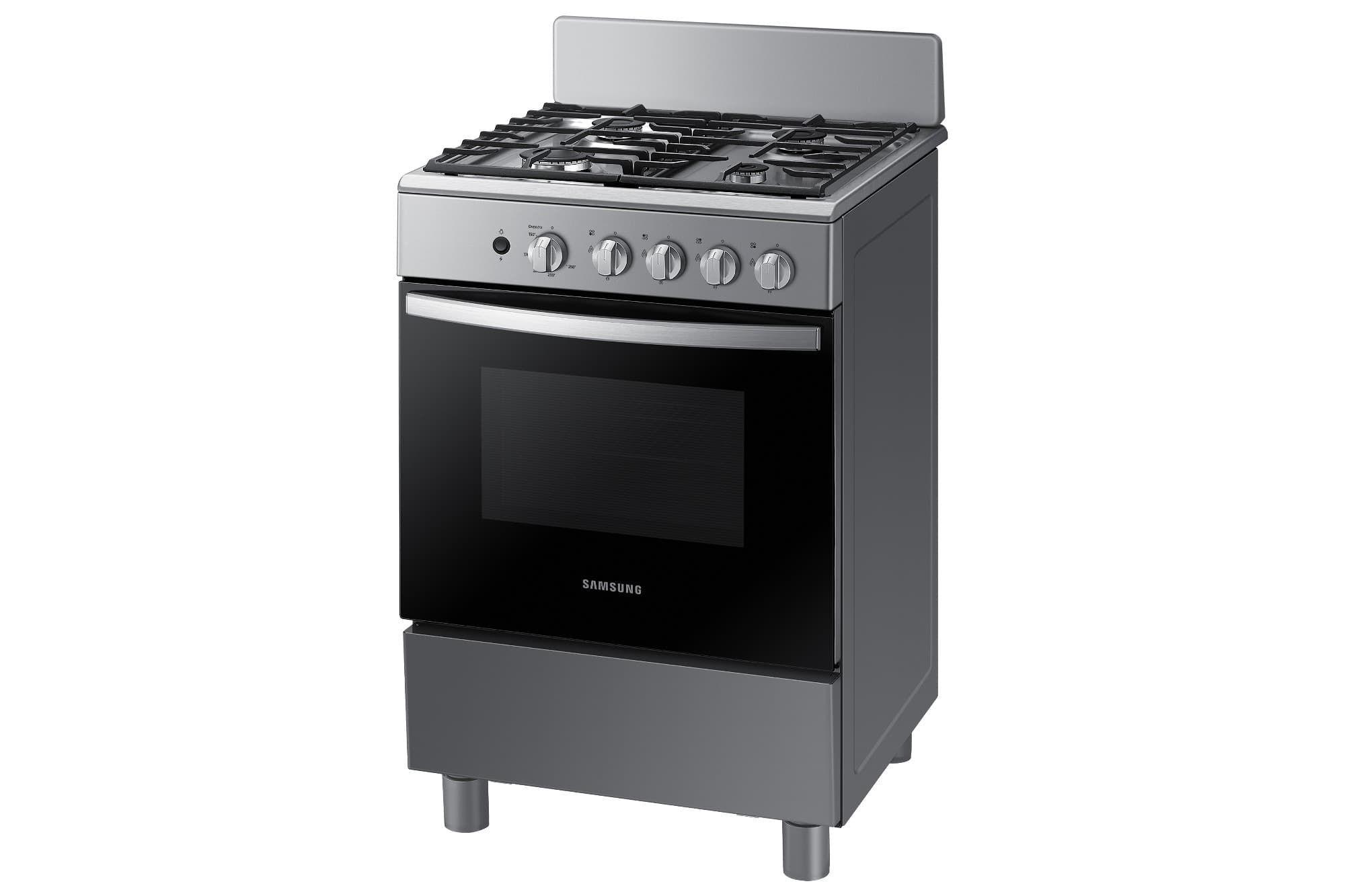 Samsung Cocina a Gas con 4 Quemadores con Quemador Rapido Color Negro-3