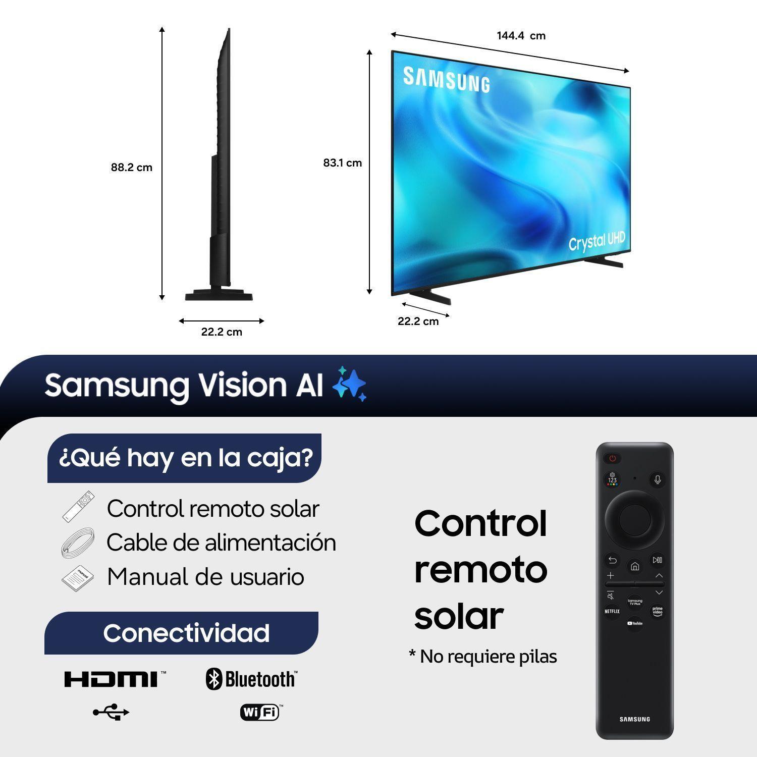 65" Crystal UHD U8500H 4K Samsung Vision AI Smart TV (2026)-1