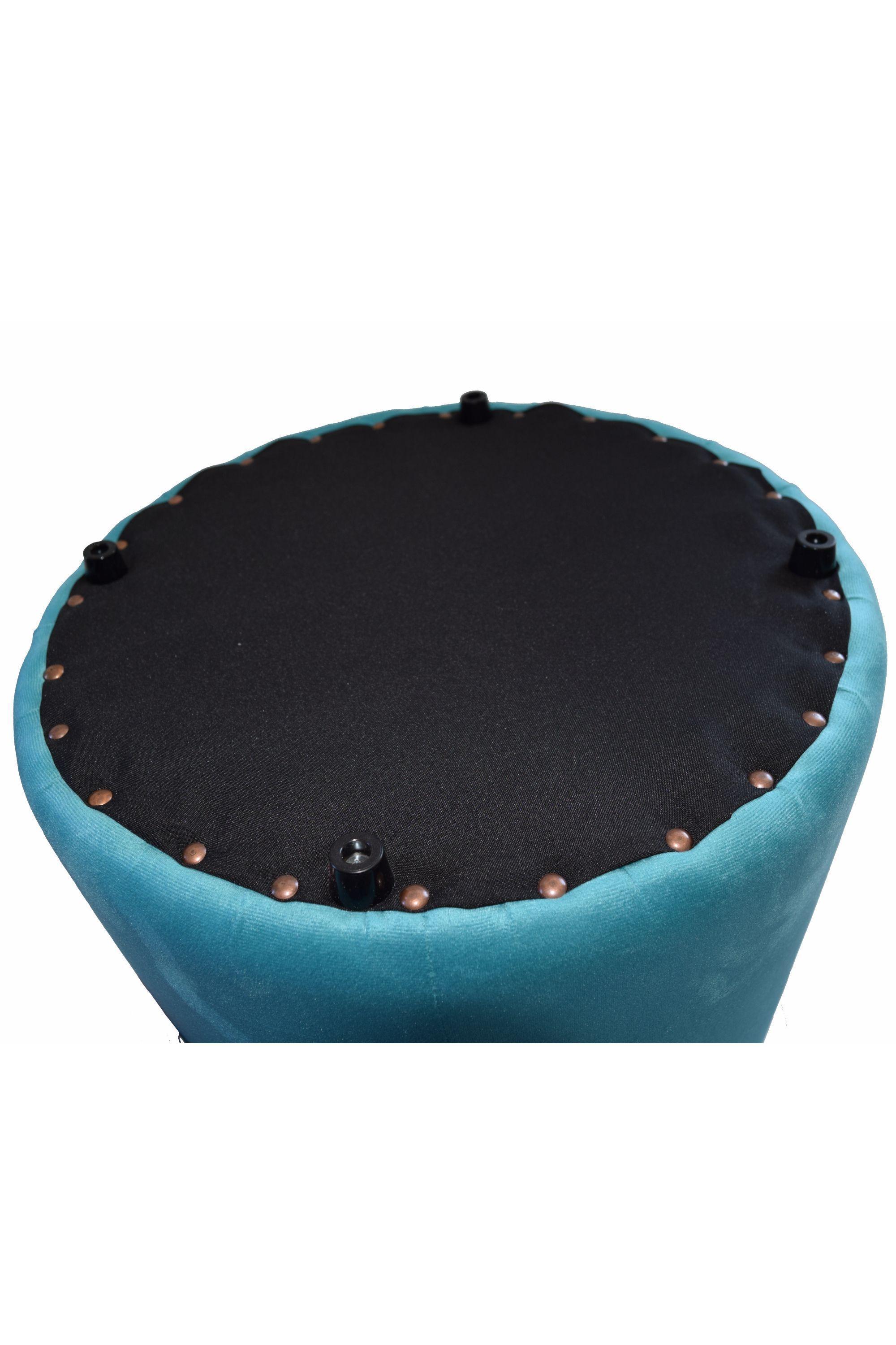 Poufs D40 Trebol Turquesa-4