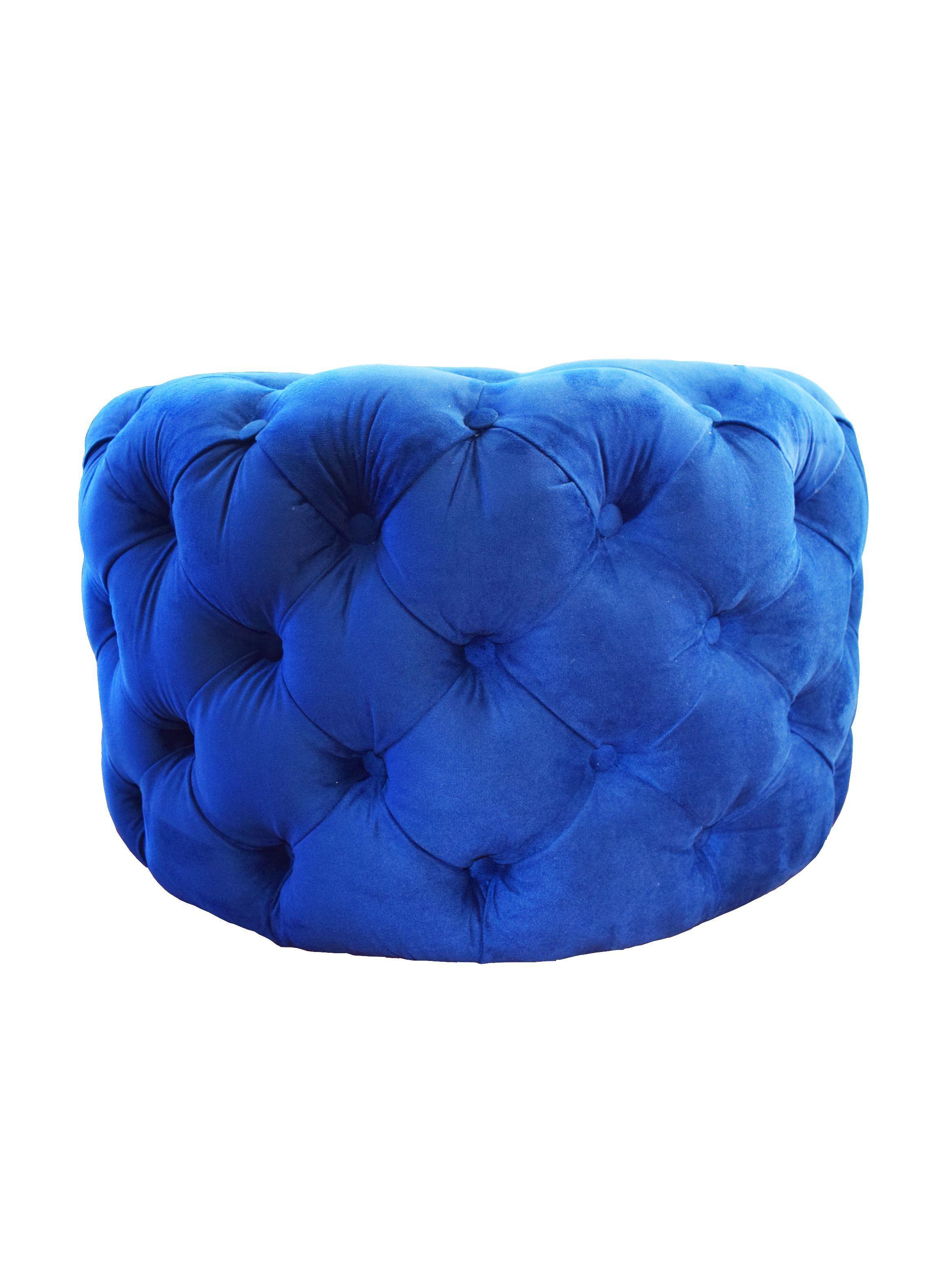 Pouf D70 Miramar Azul Petróleo-2
