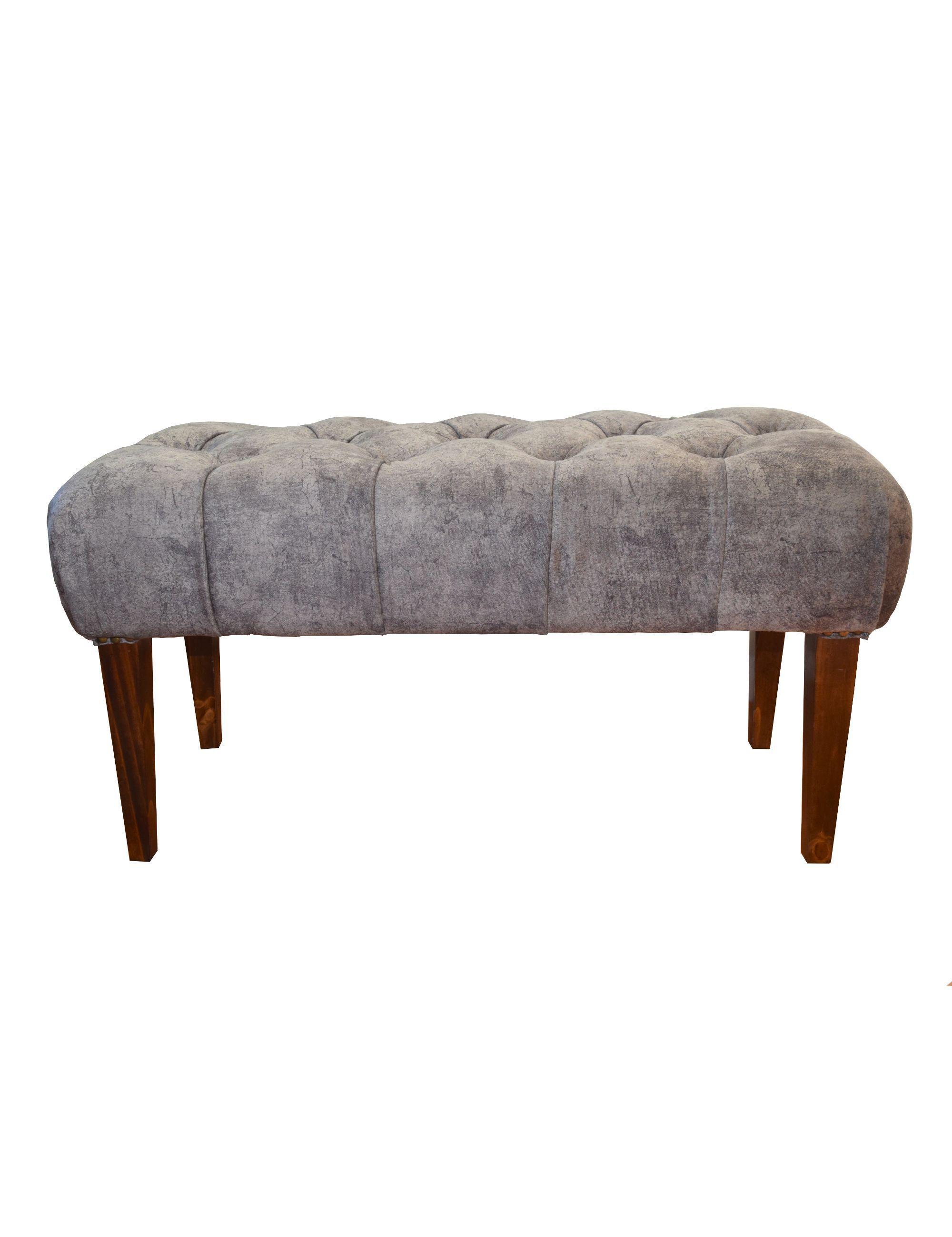 BANQUETA L75 RIVOLI FELPA NEGRO MATIZADO-2