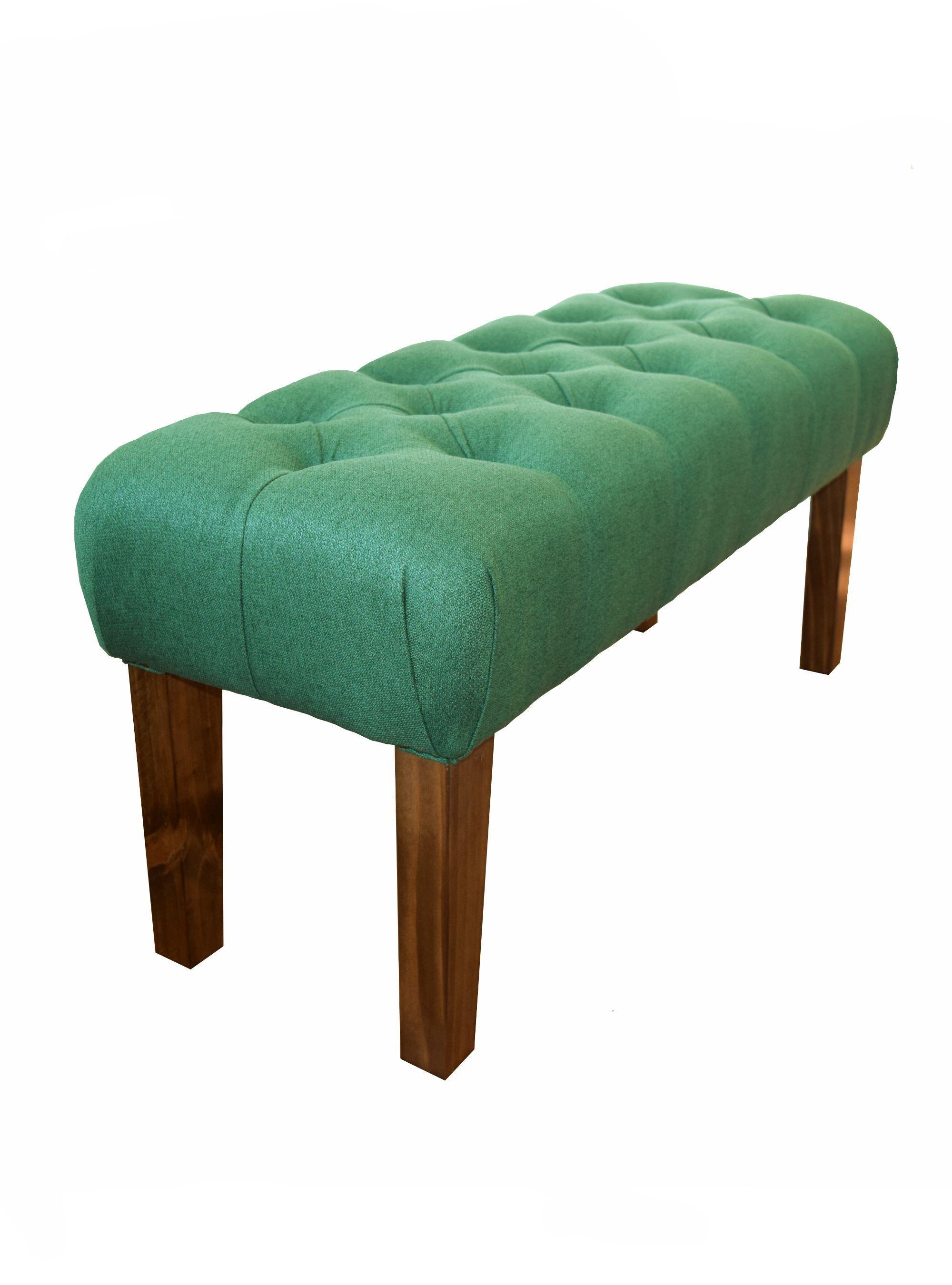BANQUETA L90 RIVOLI LINO VERDE-3