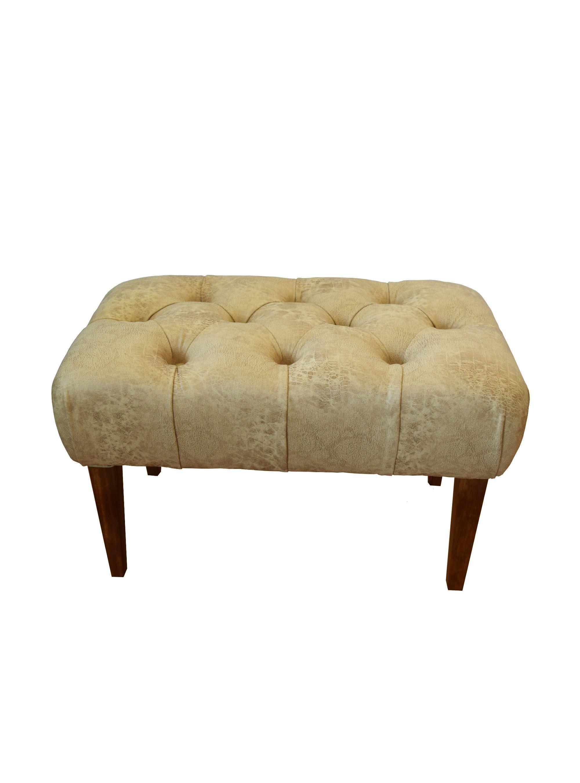 Banqueta L60 Rivoli Ecocuero Jaspeado Beige-0