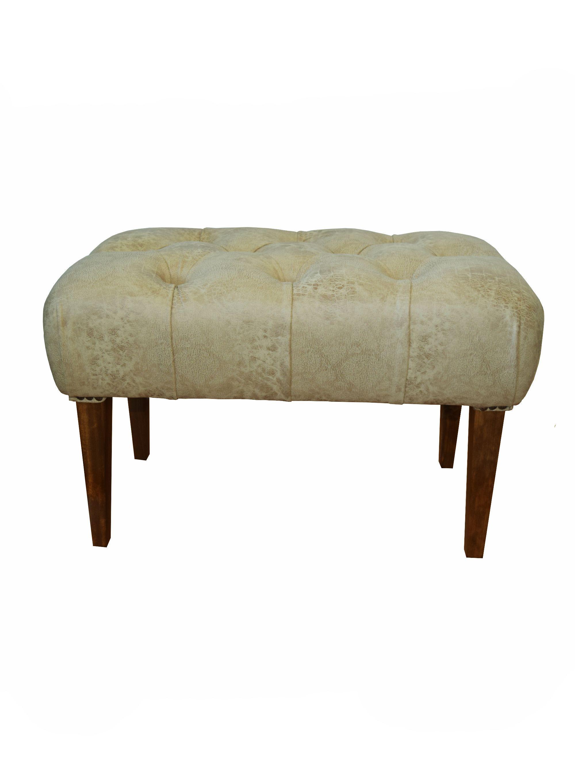 Banqueta L60 Rivoli Ecocuero Jaspeado Beige-1