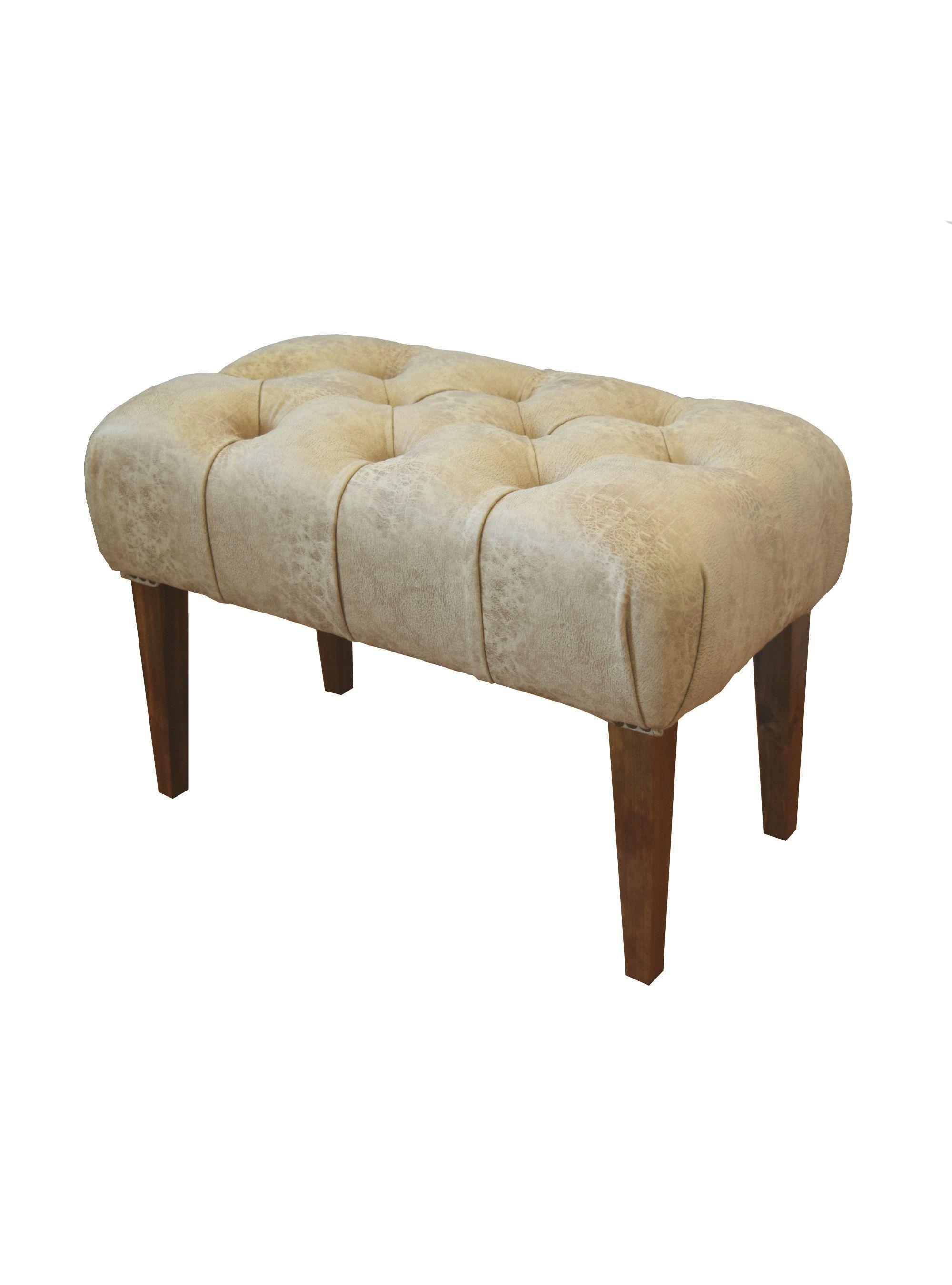 Banqueta L60 Rivoli Ecocuero Jaspeado Beige-3