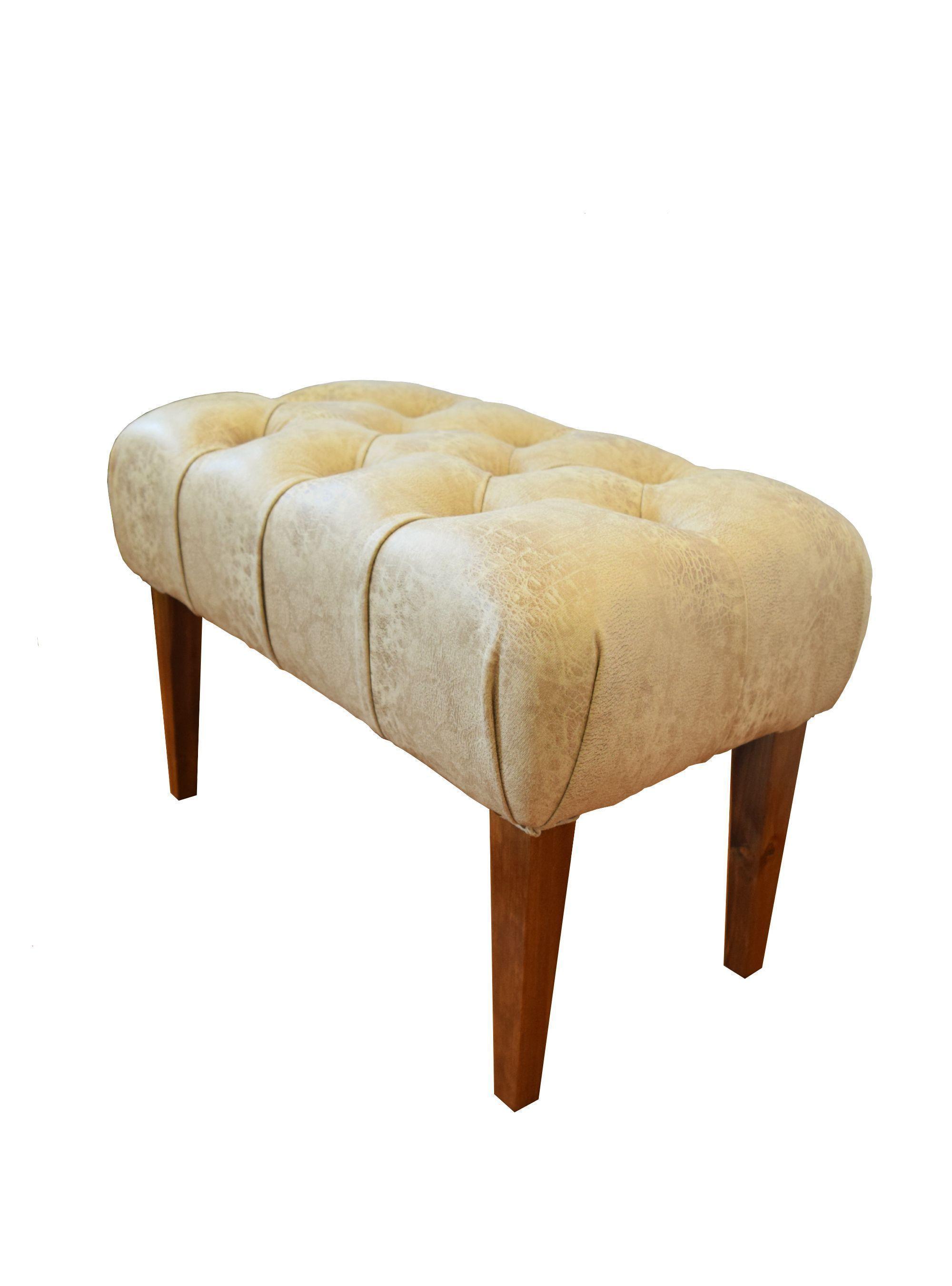 Banqueta L60 Rivoli Ecocuero Jaspeado Beige-2