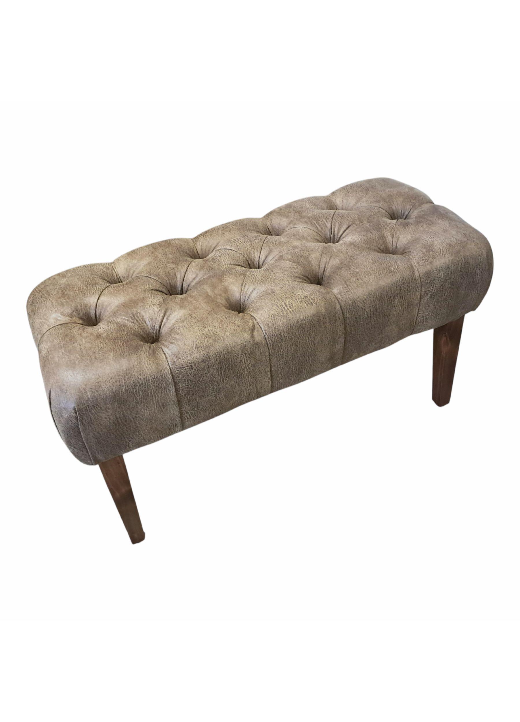 Banqueta L75 Rivoli Ecocuero Envejecido-3