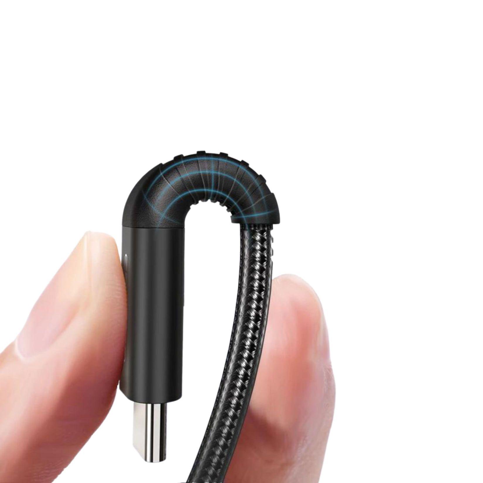 Adaptador USB C Audífonos compatible Samsung Chip Dac Negro-3