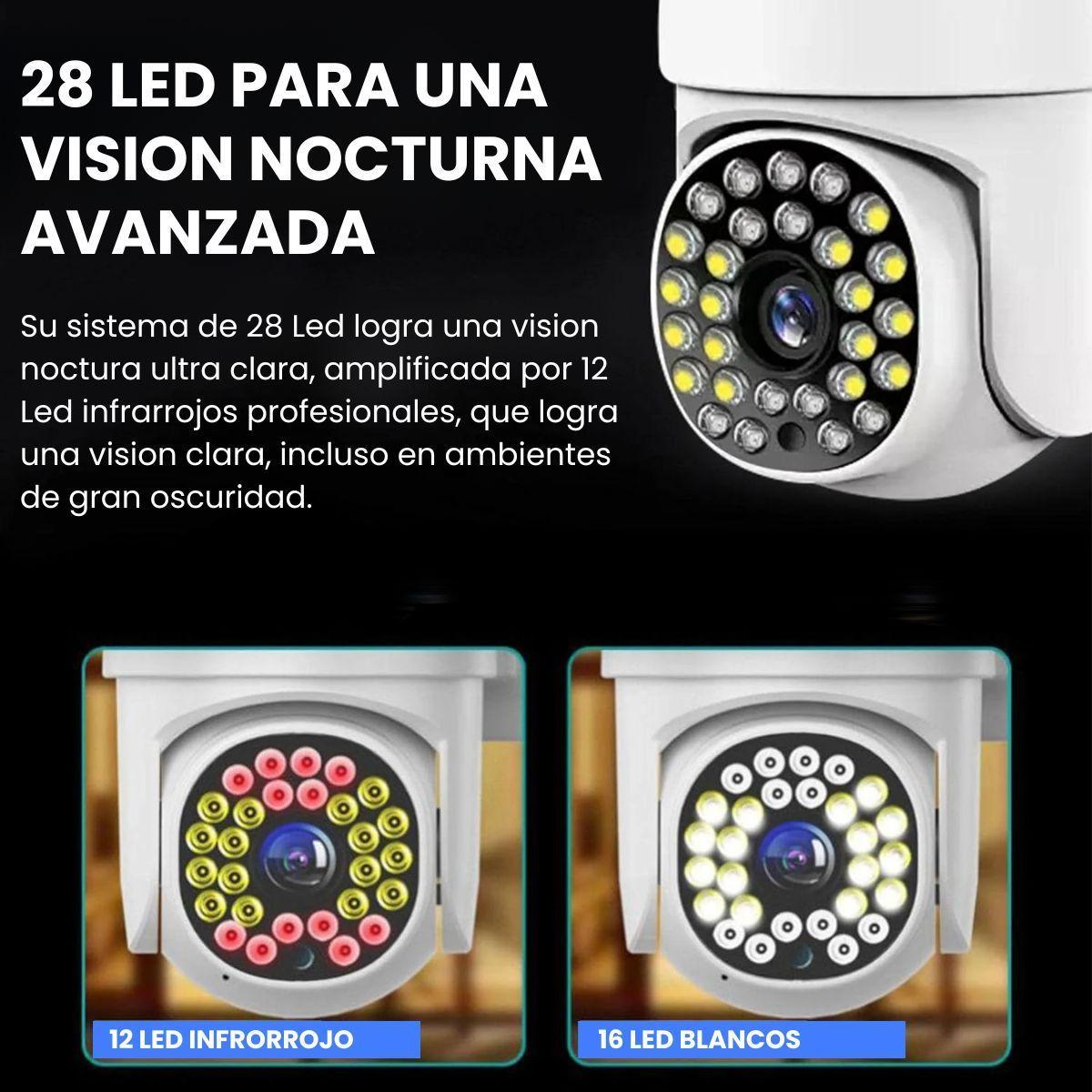 Cámara Seguridad Exterior Wifi  FullHD 1080p Jortan JT-8161QJ Ip Yoosee 2mp Vigilancia Domo-5